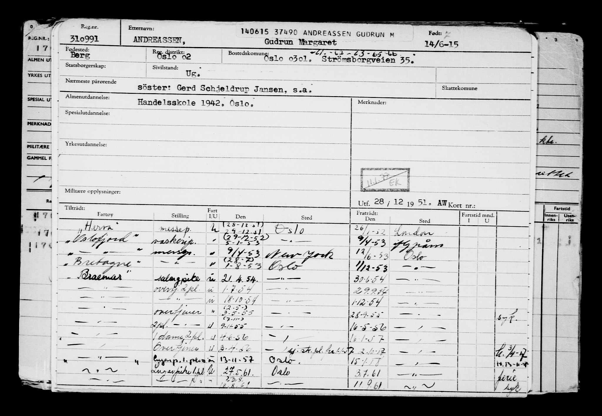 Direktoratet for sjømenn, AV/RA-S-3545/G/Gb/L0130: Hovedkort, 1915, s. 506