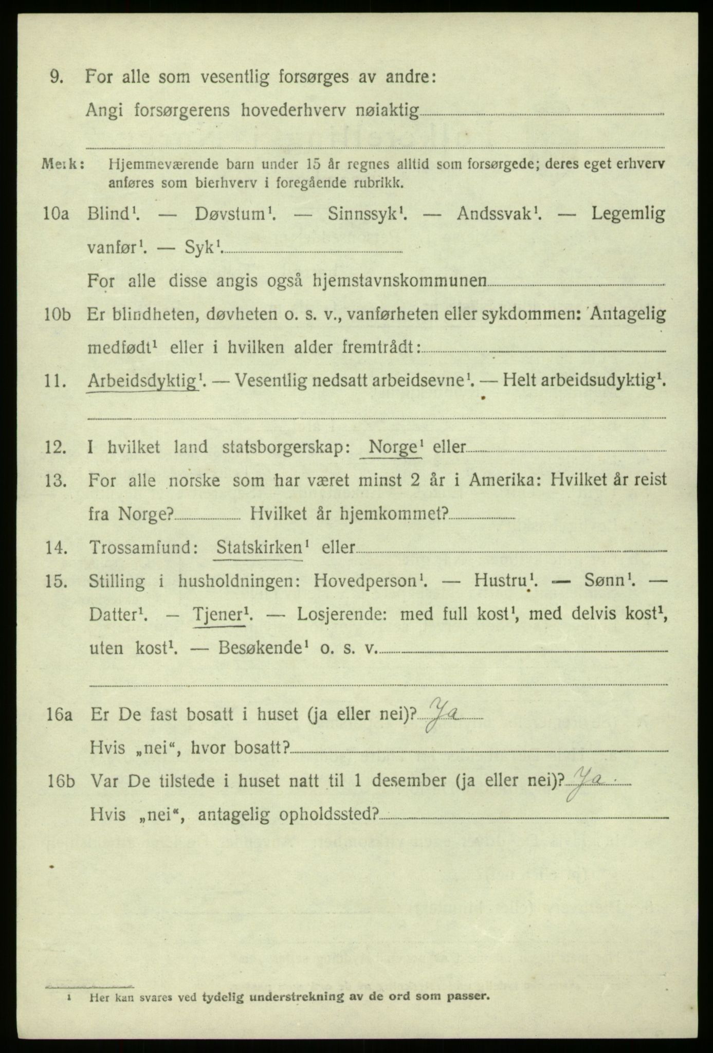 SAB, Folketelling 1920 for 1249 Fana herred, 1920, s. 24694