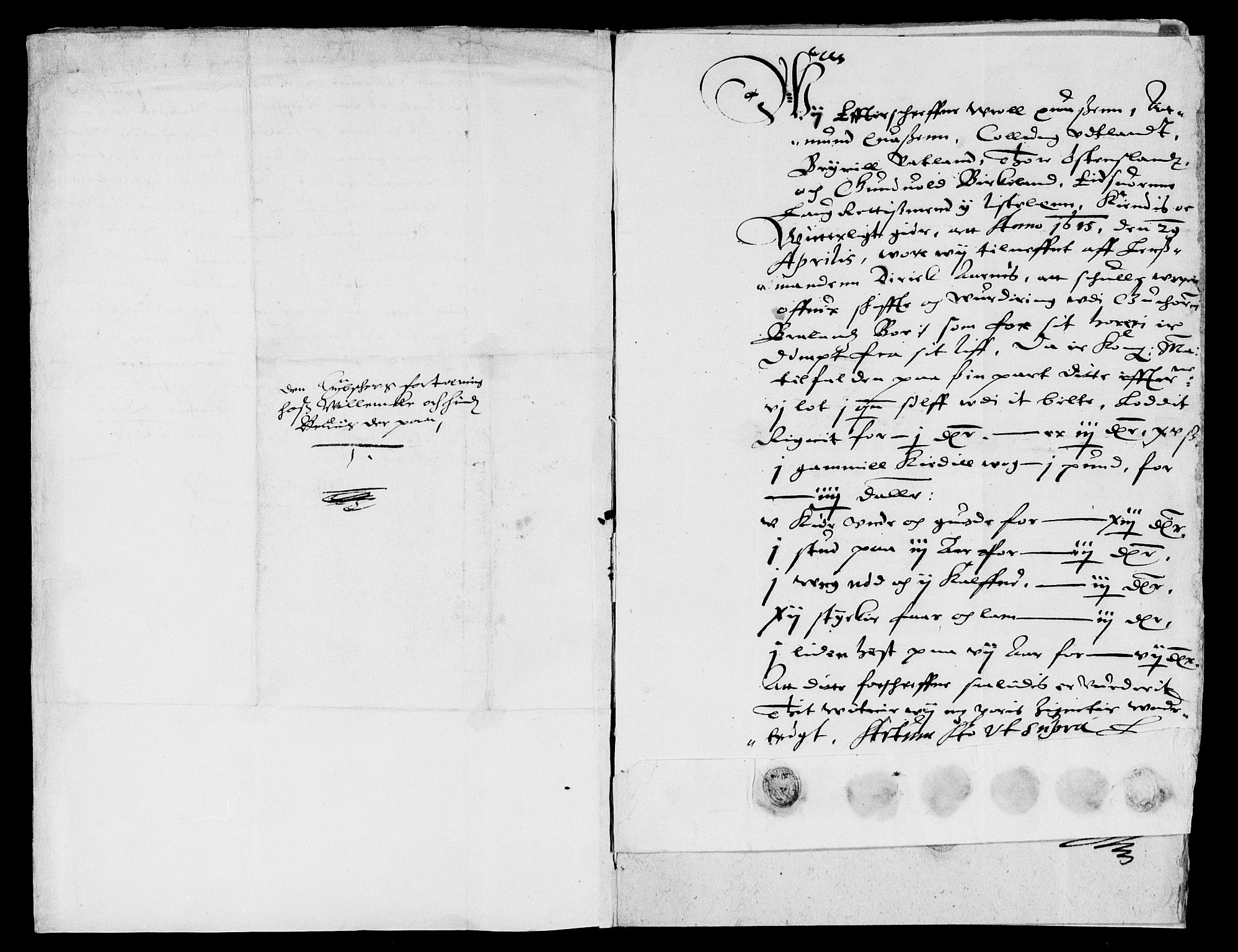 Rentekammeret inntil 1814, Reviderte regnskaper, Lensregnskaper, AV/RA-EA-5023/R/Rb/Rbr/L0004: Lista len, 1613-1616