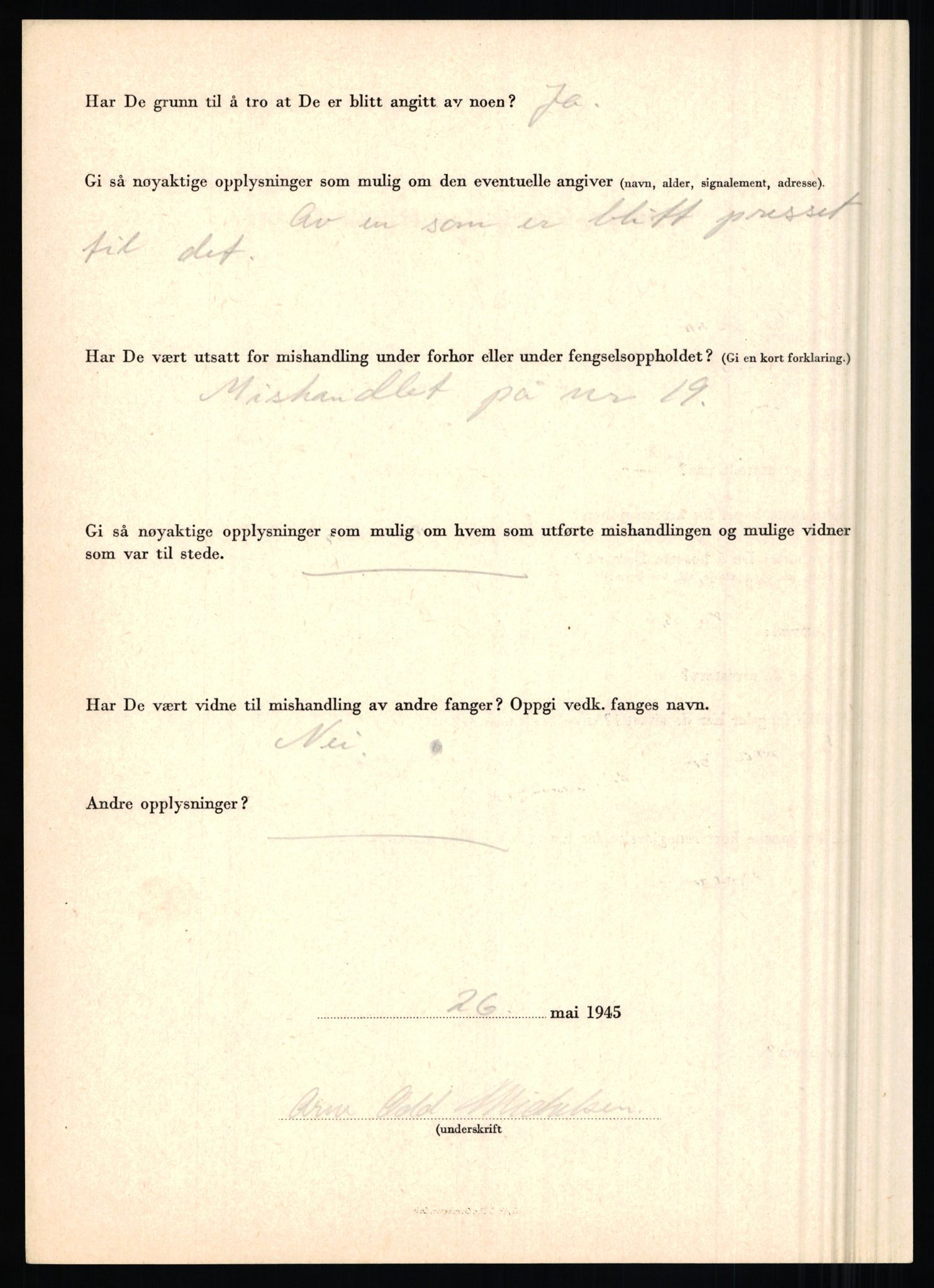 Rikspolitisjefen, AV/RA-S-1560/L/L0011: Lucassen, Oscar Fredrik - Moen, Olav, 1940-1945, s. 891