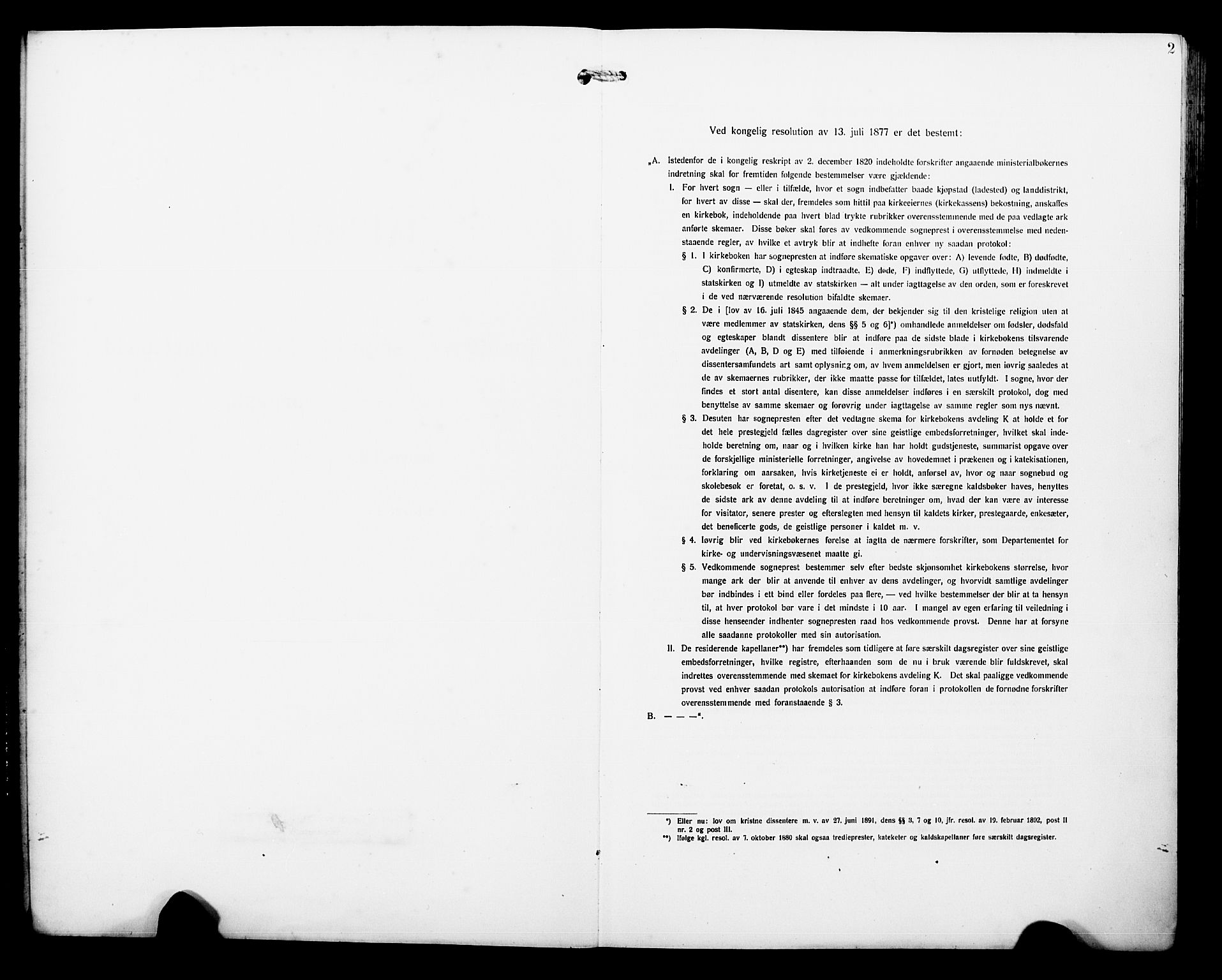 Laksevåg Sokneprestembete, SAB/A-76501/H/Ha/Hab/Haba/L0006: Klokkerbok nr. A 6, 1917-1925, s. 2