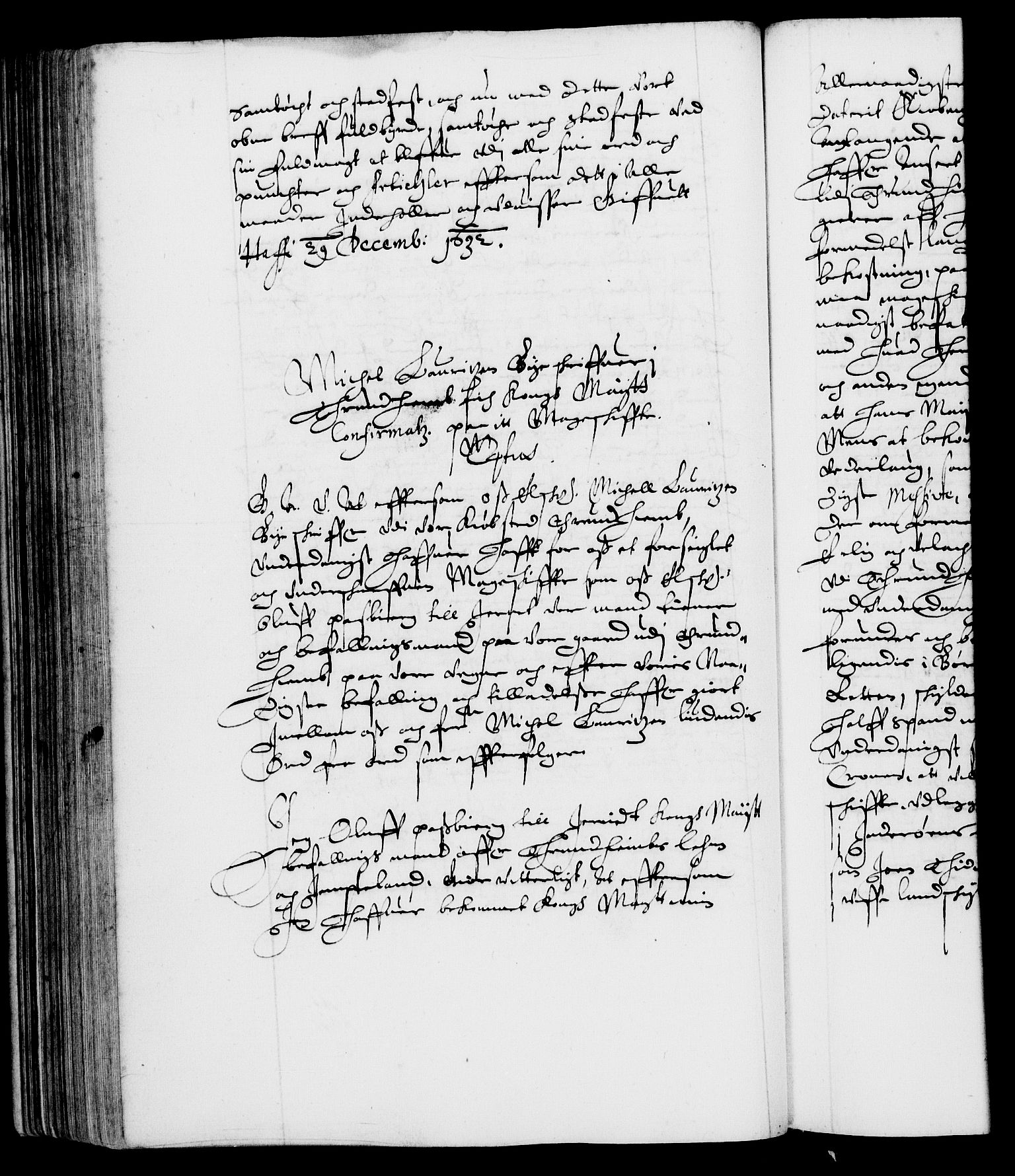 Danske Kanselli 1572-1799, RA/EA-3023/F/Fc/Fca/Fcaa/L0005: Norske registre (mikrofilm), 1631-1636, s. 104b