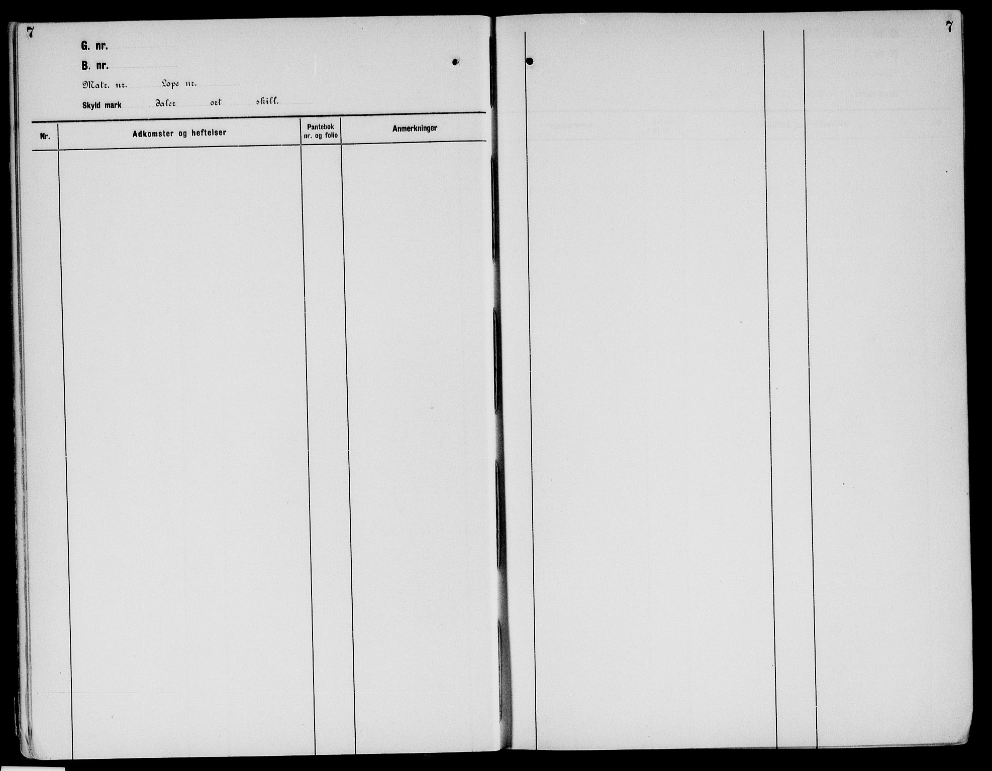 Sør-Østerdal sorenskriveri, SAH/TING-018/H/Ha/Haa/L0032: Panteregister nr. 14, 1922-1954, s. 7