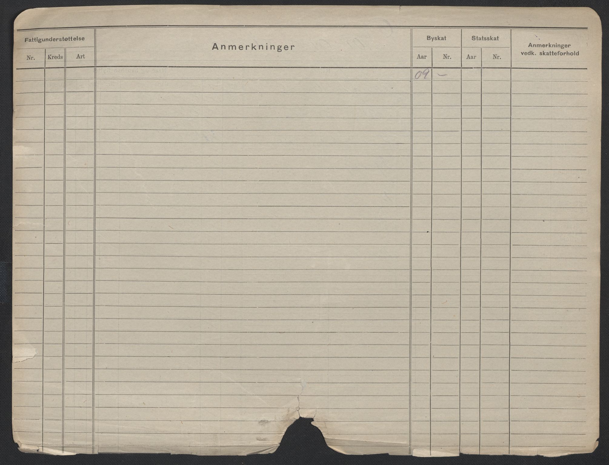 Oslo folkeregister, Registerkort, SAO/A-11715/F/Fa/Fac/L0013: Kvinner, 1906-1914, s. 1368b