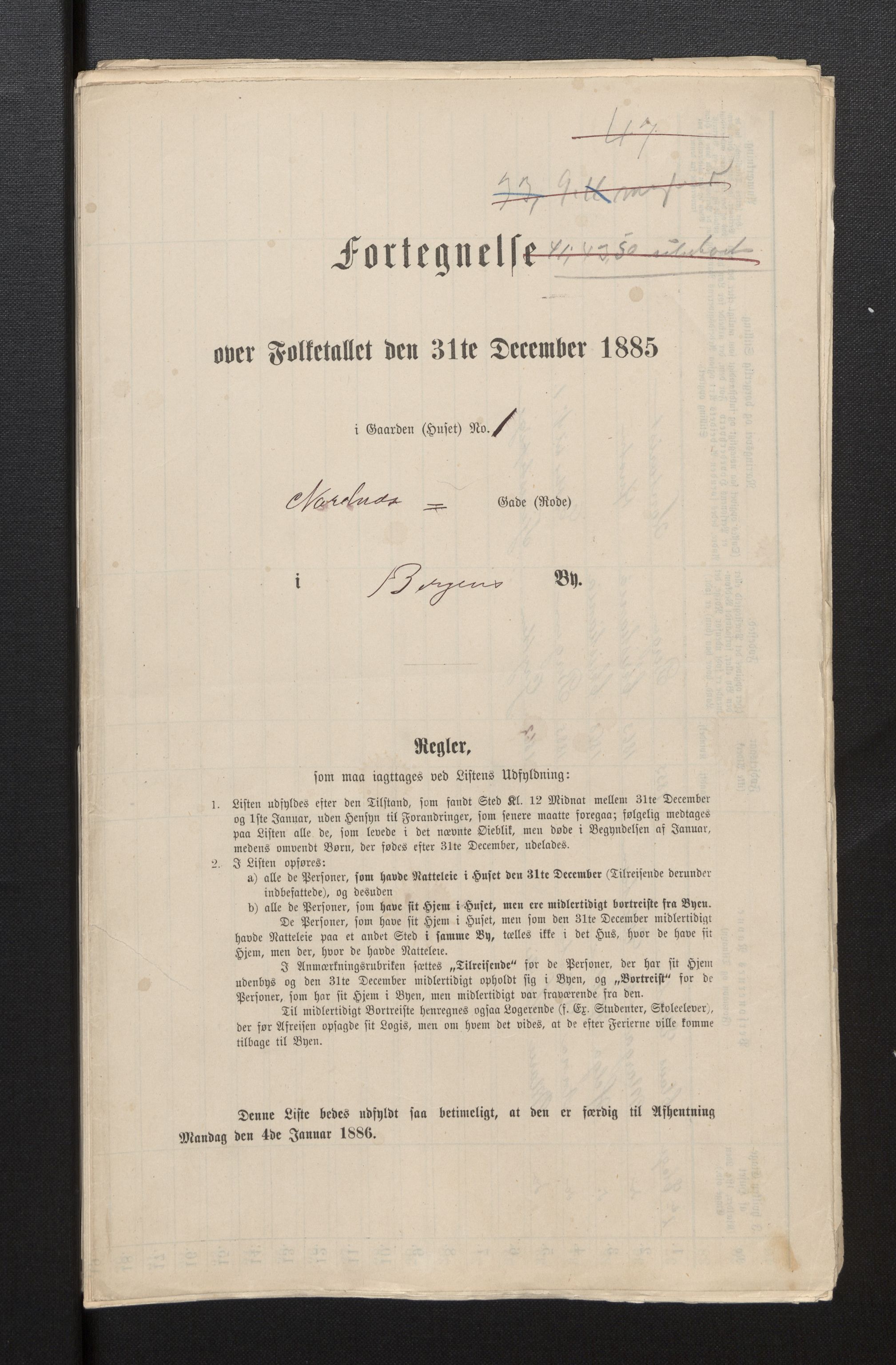 SAB, Folketelling 1885 for 1301 Bergen kjøpstad, 1885, s. 4225