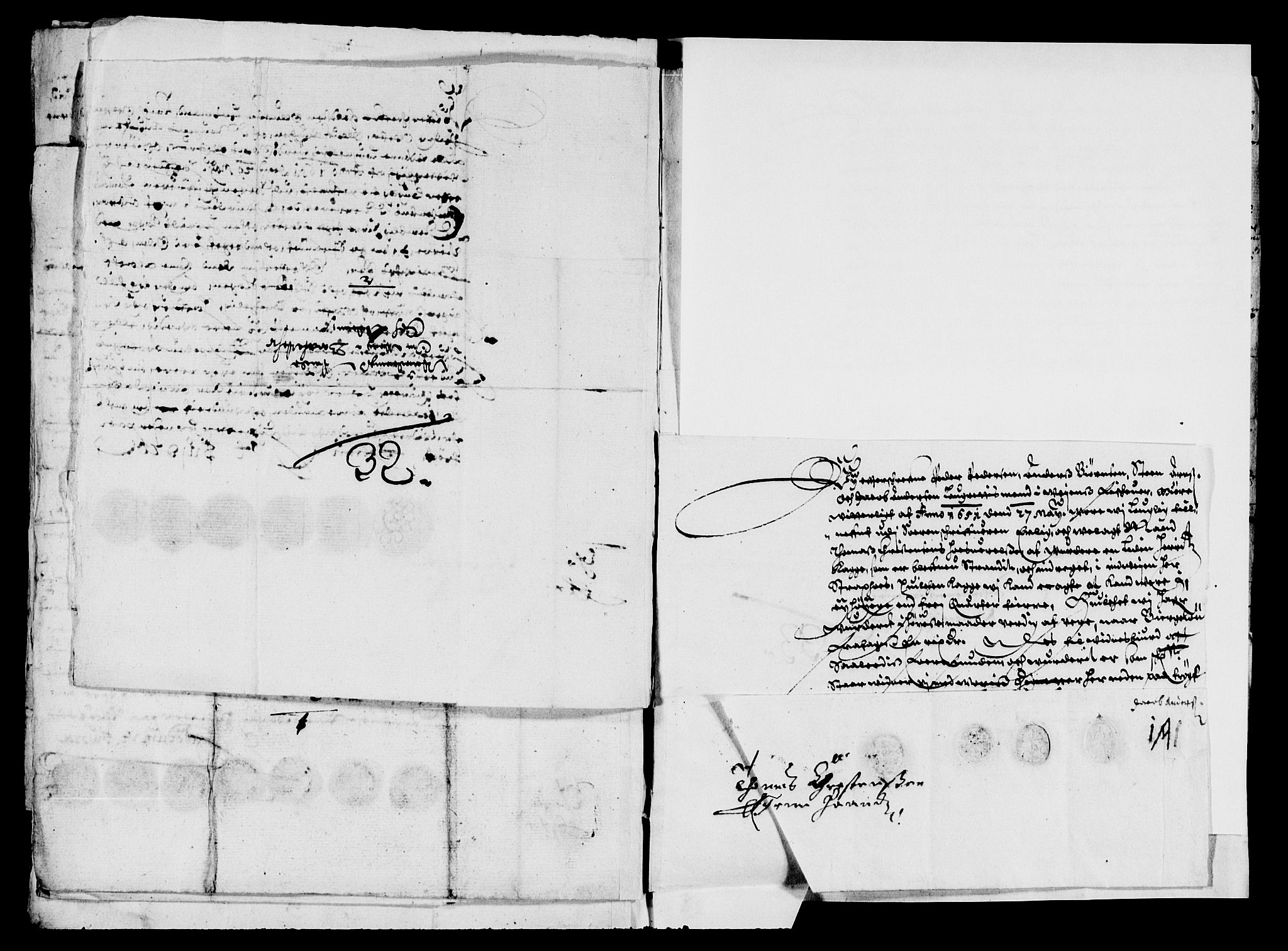 Rentekammeret inntil 1814, Reviderte regnskaper, Lensregnskaper, AV/RA-EA-5023/R/Rb/Rbw/L0103: Trondheim len, 1651-1652