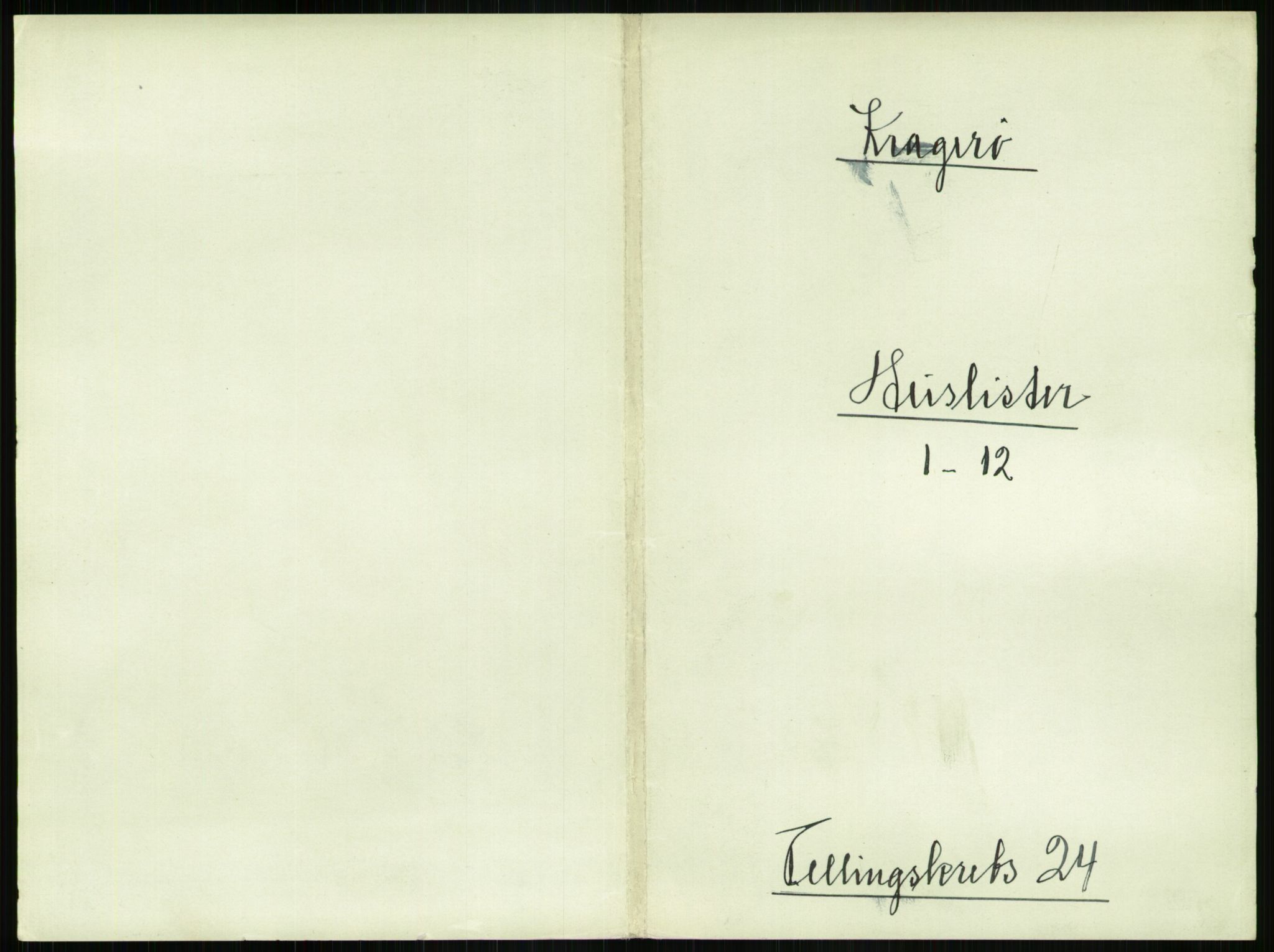 RA, Folketelling 1891 for 0801 Kragerø kjøpstad, 1891, s. 902