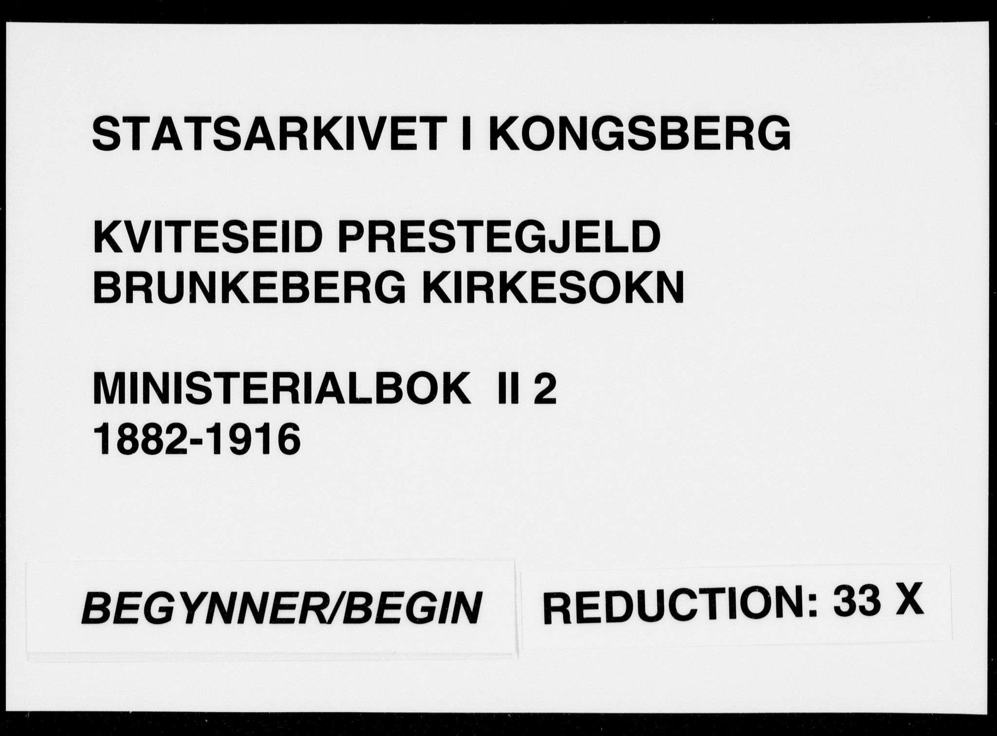 Kviteseid kirkebøker, SAKO/A-276/F/Fb/L0002: Ministerialbok nr. II 2, 1882-1916