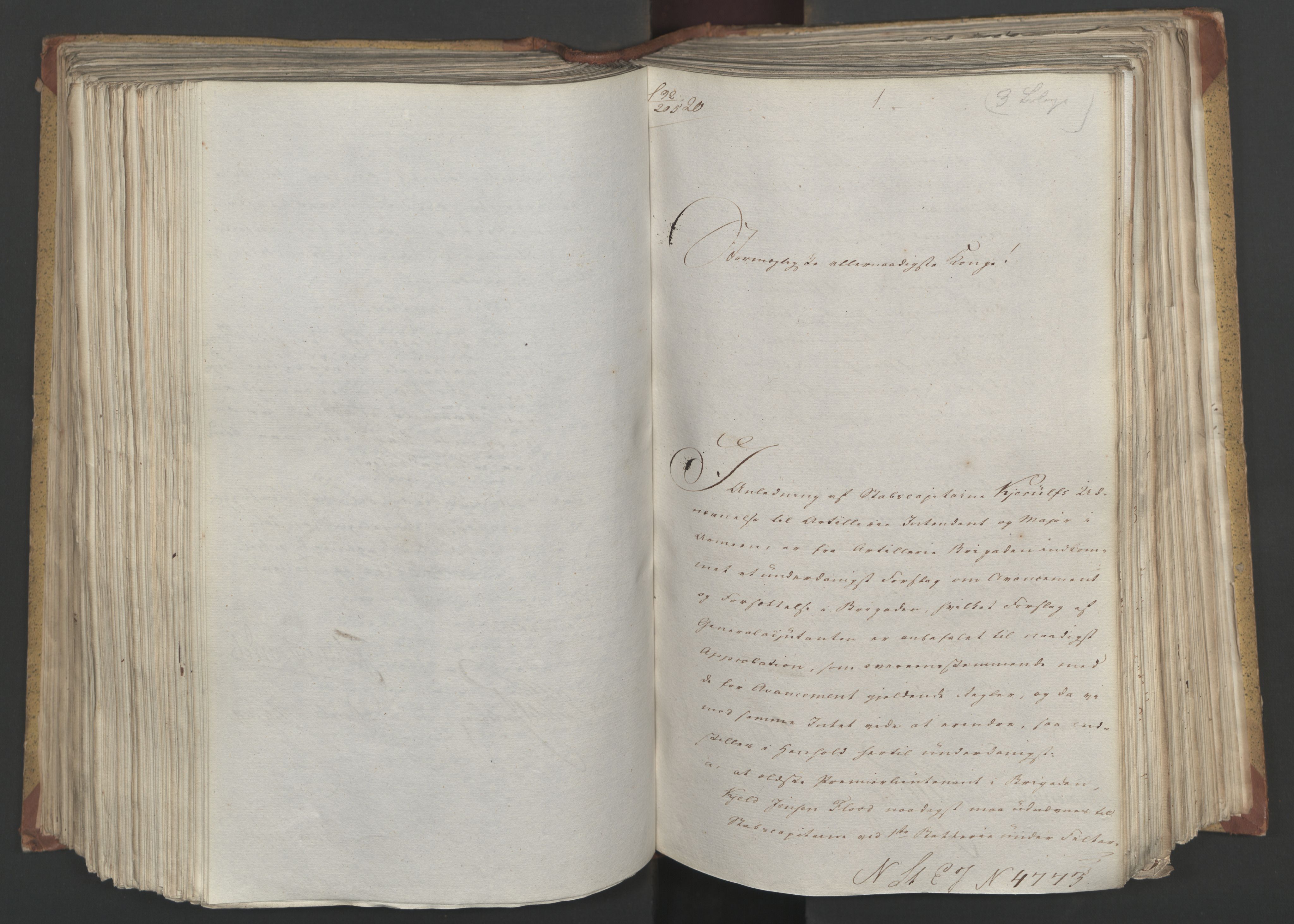 Statsrådsavdelingen i Stockholm, AV/RA-S-1003/D/Da/L0024: Regjeringsinnstillinger nr. 4663-4873, 1820, s. 305