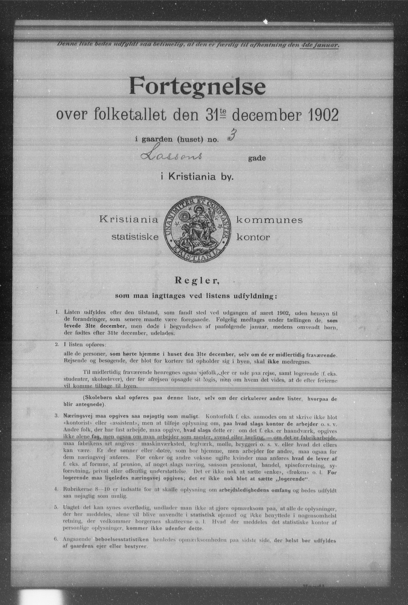 OBA, Kommunal folketelling 31.12.1902 for Kristiania kjøpstad, 1902, s. 10982