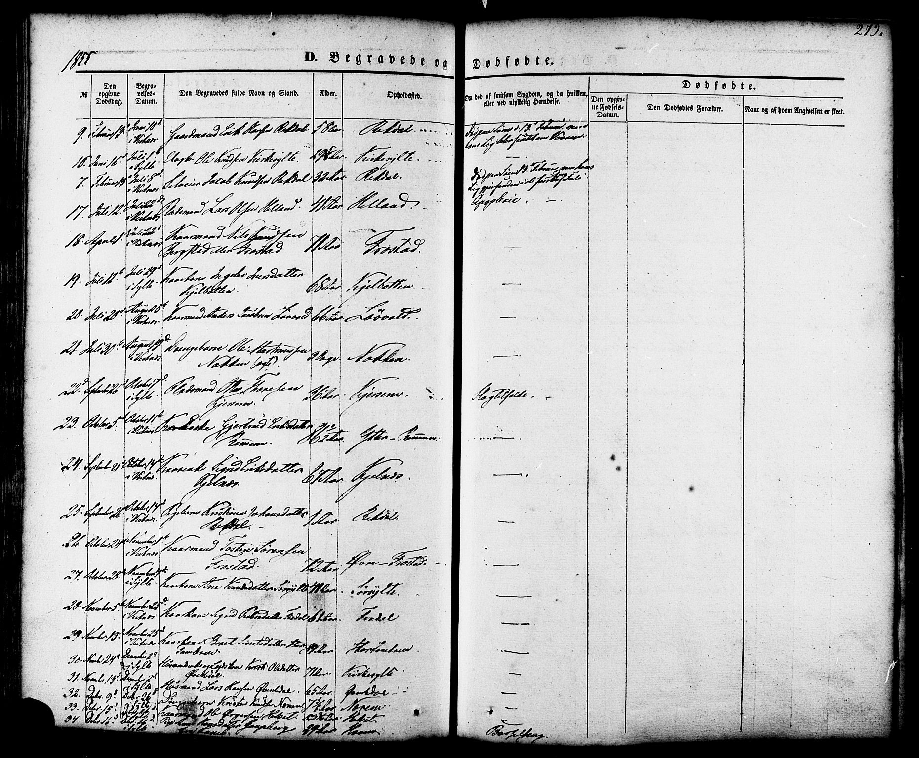 Ministerialprotokoller, klokkerbøker og fødselsregistre - Møre og Romsdal, AV/SAT-A-1454/539/L0529: Ministerialbok nr. 539A02, 1848-1872, s. 279