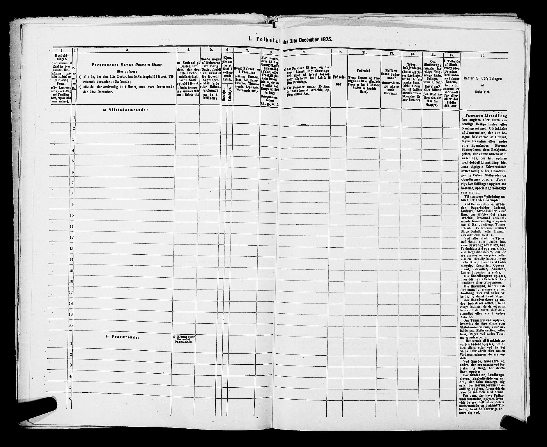 SAKO, Folketelling 1875 for 0632P Rollag prestegjeld, 1875, s. 254