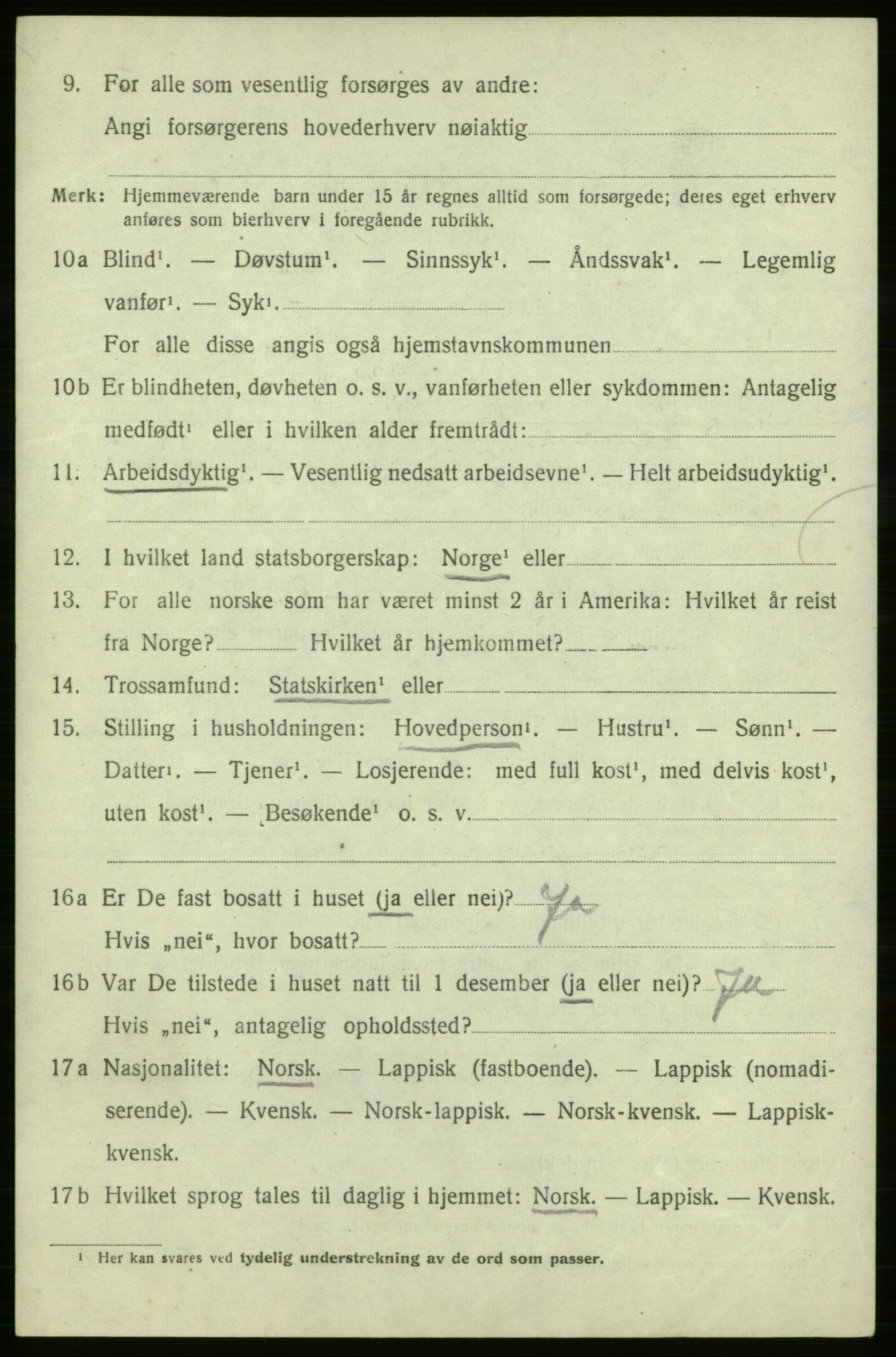 SATØ, Folketelling 1920 for 2018 Måsøy herred, 1920, s. 1205