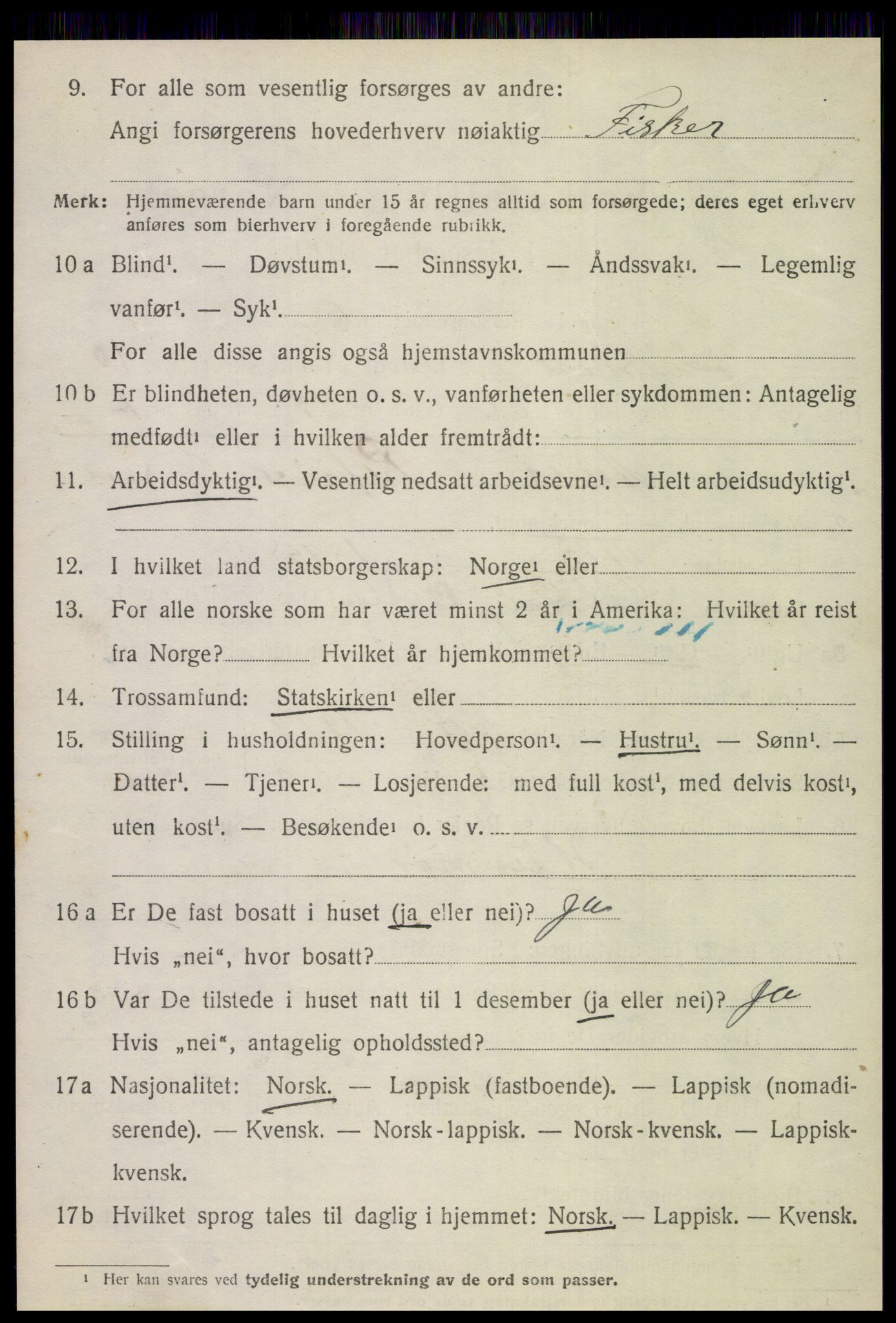 SAT, Folketelling 1920 for 1838 Gildeskål herred, 1920, s. 6491