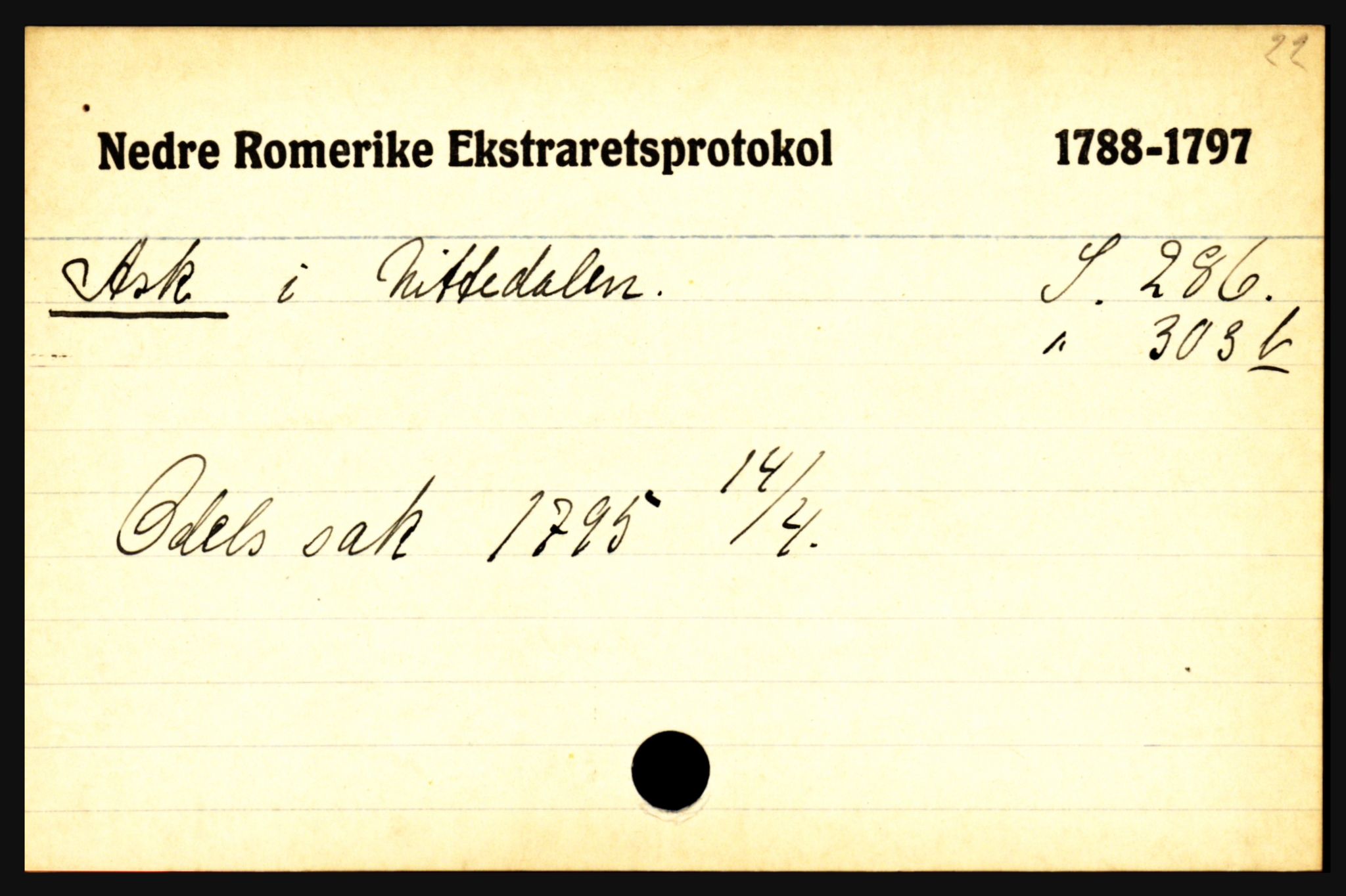 Statsarkivet i Oslo, SAO/A-10621/Z/Zb/L0013: Nes (Heberg - Åvol), Nesodden m/ Oppegård (Agnar - Toug), Nittedal (Hakadal jernverk, Ask - Ås), s. 729