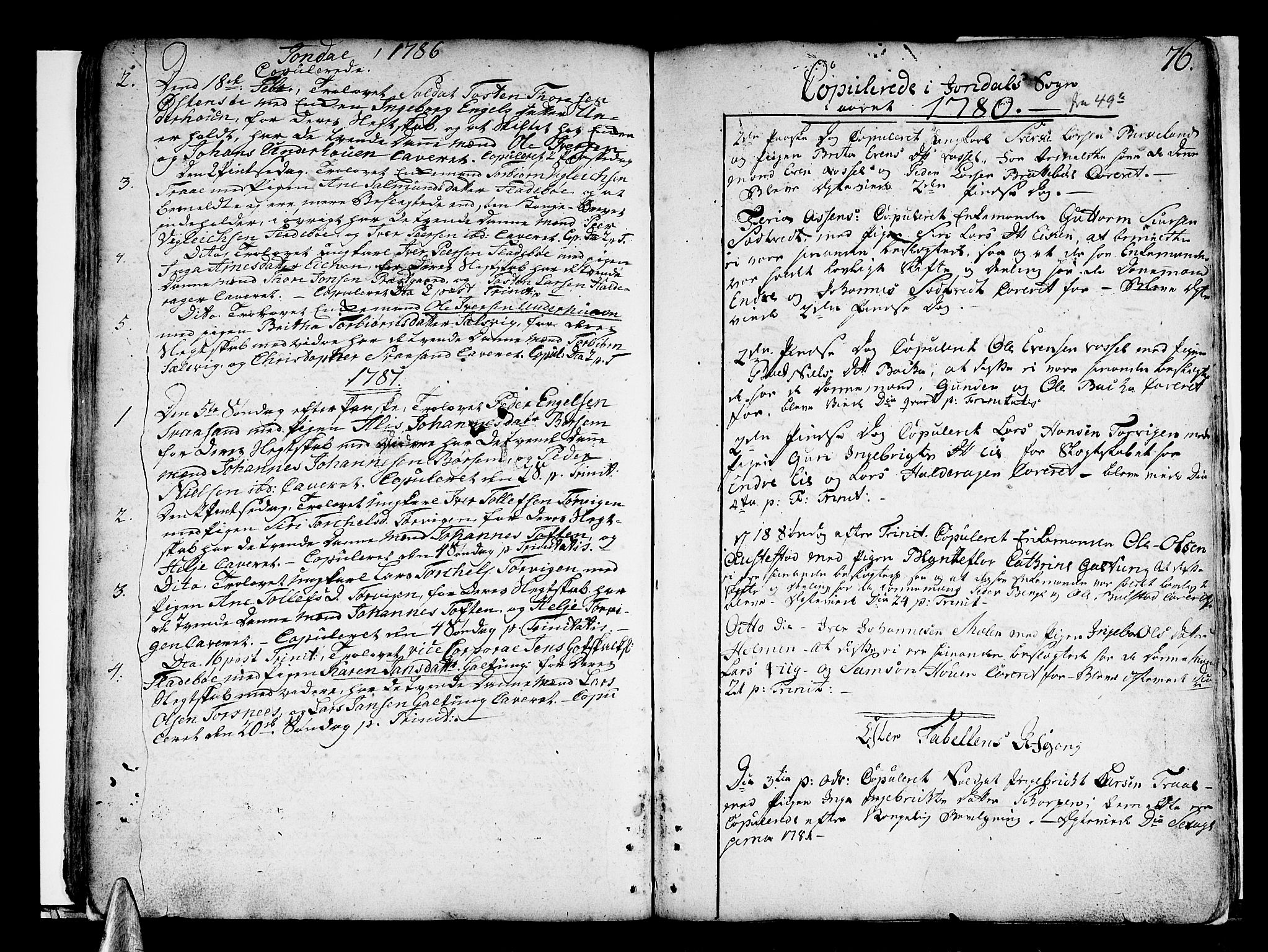Strandebarm sokneprestembete, SAB/A-78401/H/Haa: Ministerialbok nr. A 3 /2, 1751-1787, s. 76