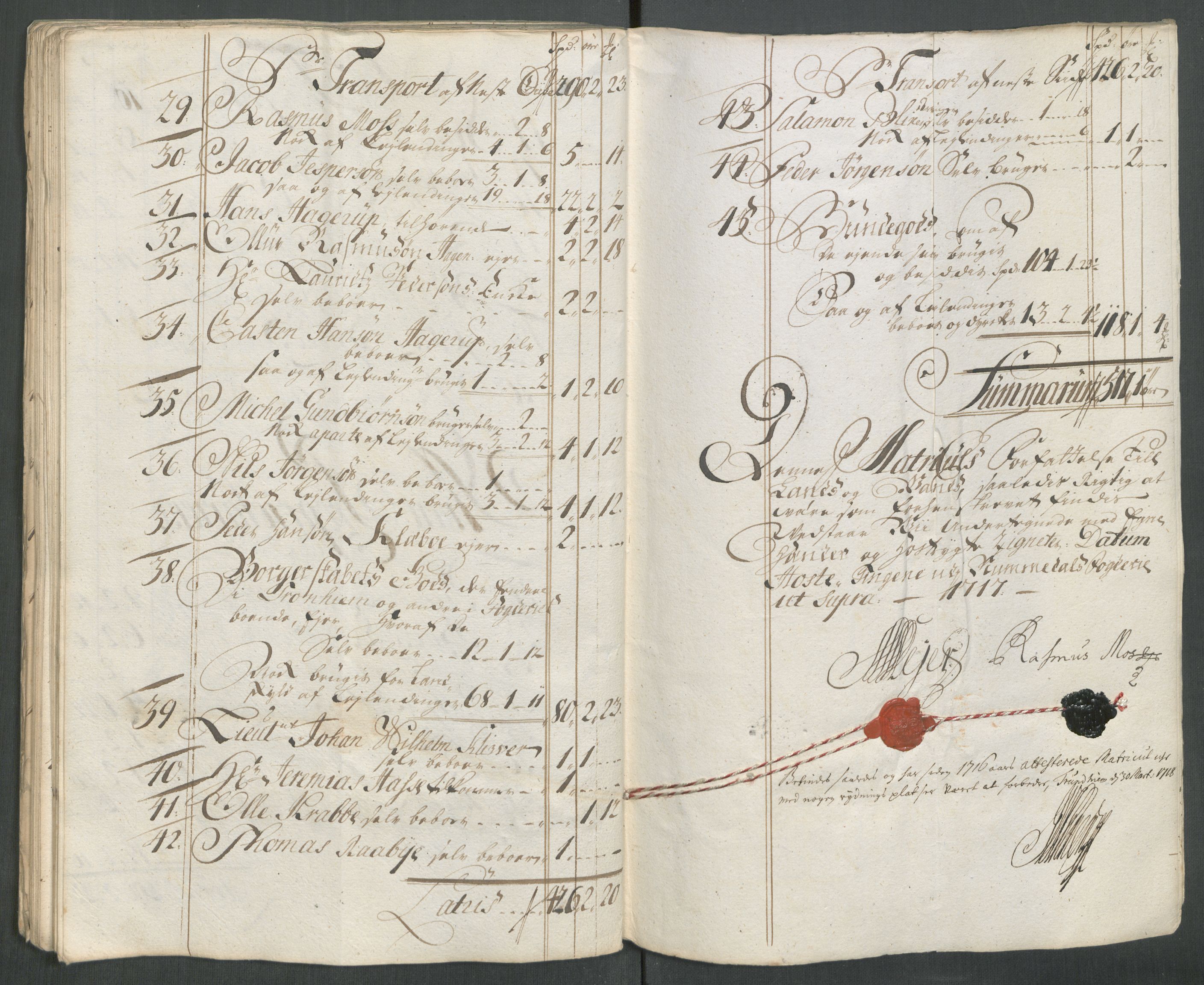 Rentekammeret inntil 1814, Reviderte regnskaper, Fogderegnskap, AV/RA-EA-4092/R64/L4438: Fogderegnskap Namdal, 1717, s. 82