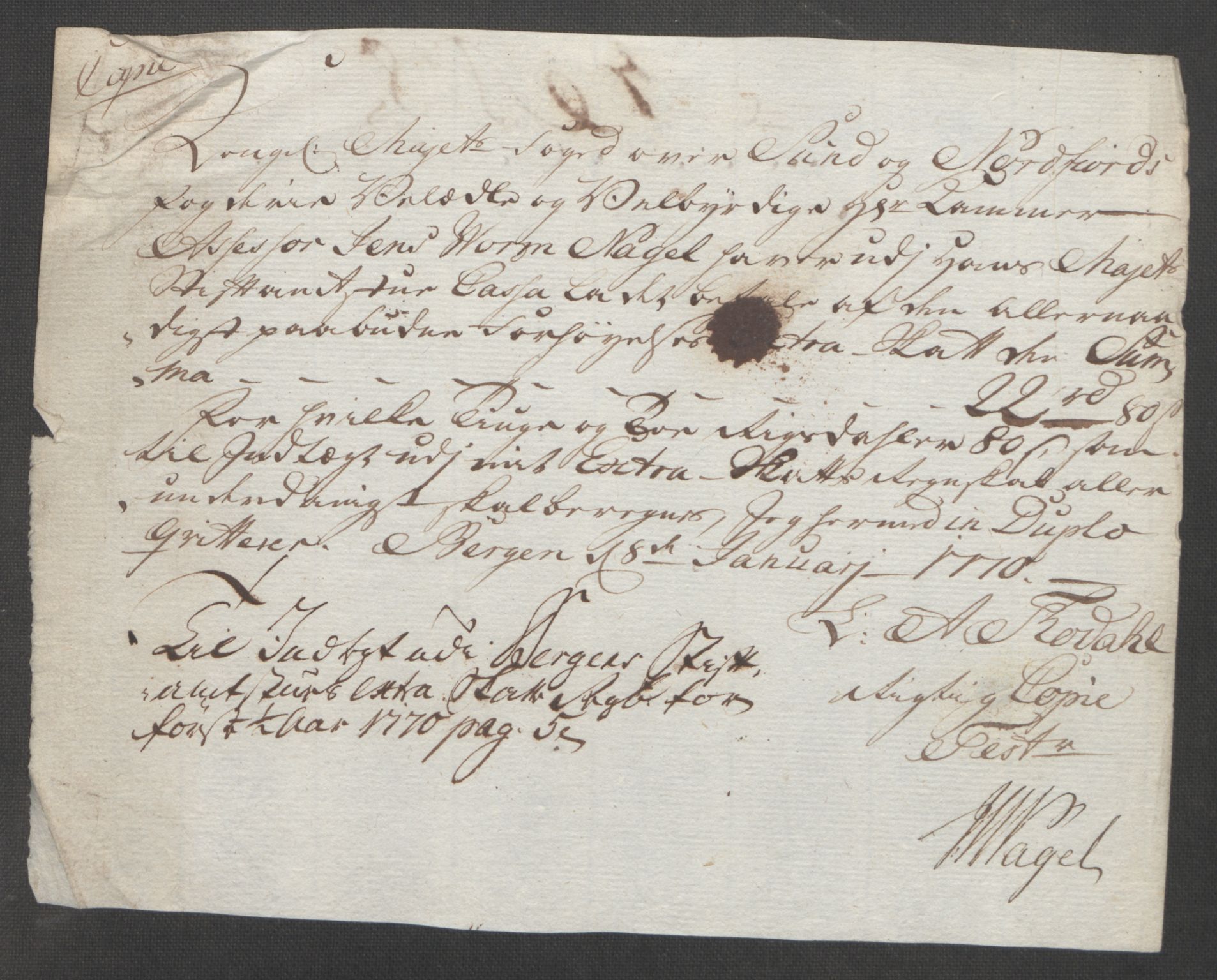 Rentekammeret inntil 1814, Reviderte regnskaper, Fogderegnskap, RA/EA-4092/R53/L3550: Ekstraskatten Sunn- og Nordfjord, 1762-1771, s. 274