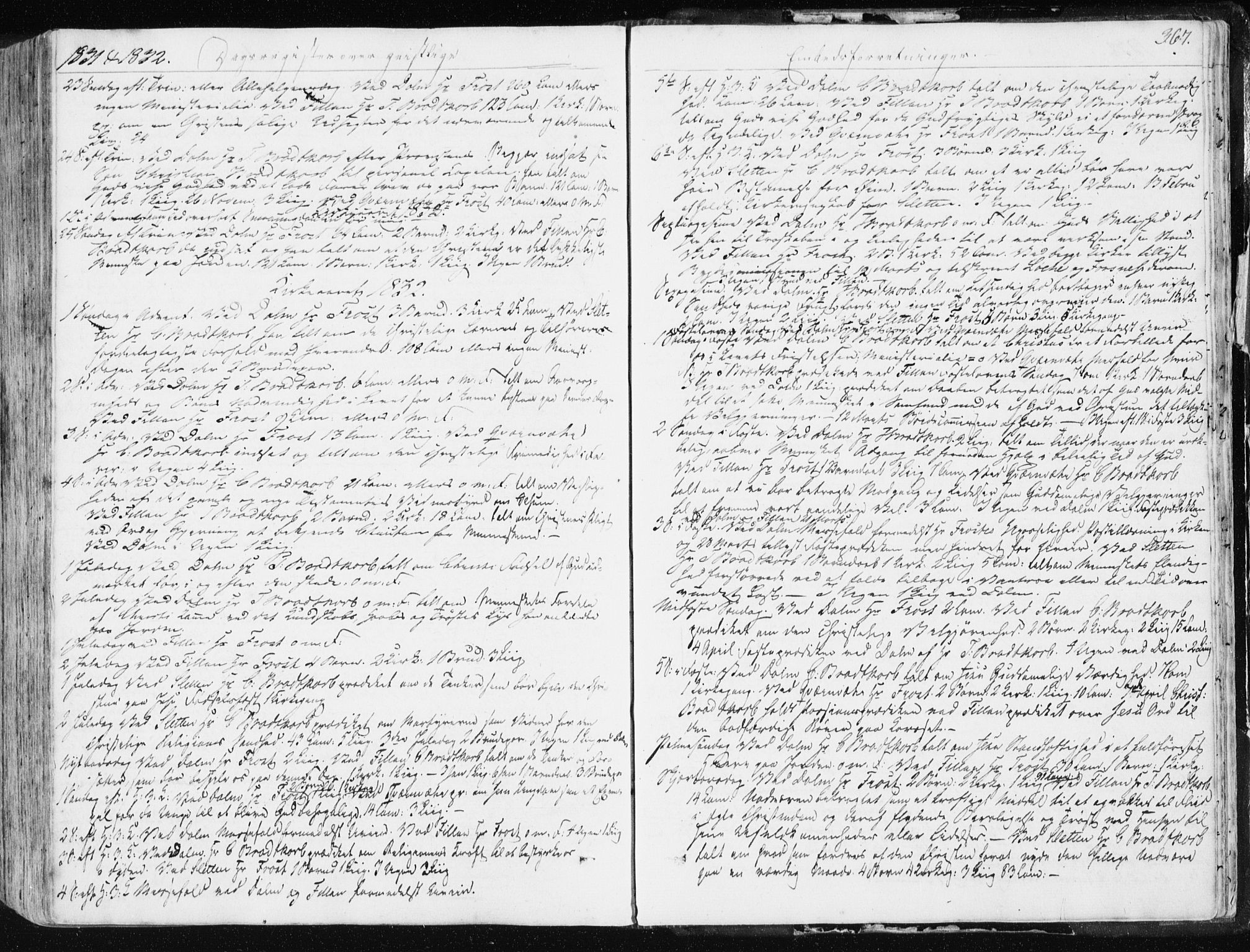 Ministerialprotokoller, klokkerbøker og fødselsregistre - Sør-Trøndelag, AV/SAT-A-1456/634/L0528: Ministerialbok nr. 634A04, 1827-1842, s. 367