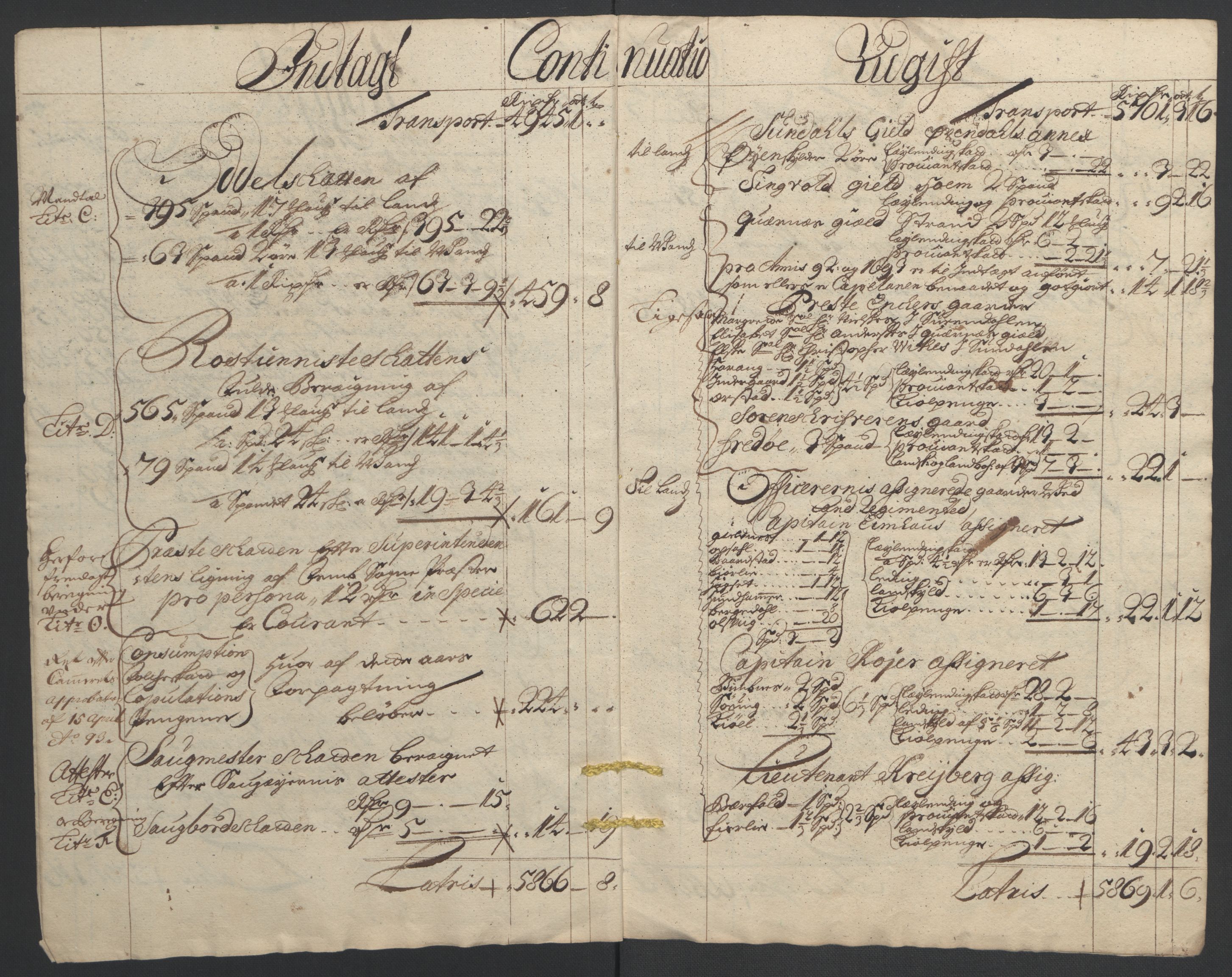 Rentekammeret inntil 1814, Reviderte regnskaper, Fogderegnskap, RA/EA-4092/R56/L3736: Fogderegnskap Nordmøre, 1694-1696, s. 5