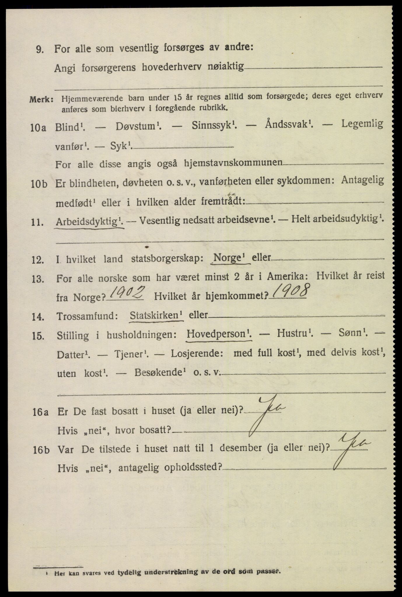 SAK, Folketelling 1920 for 0924 Landvik herred, 1920, s. 3169