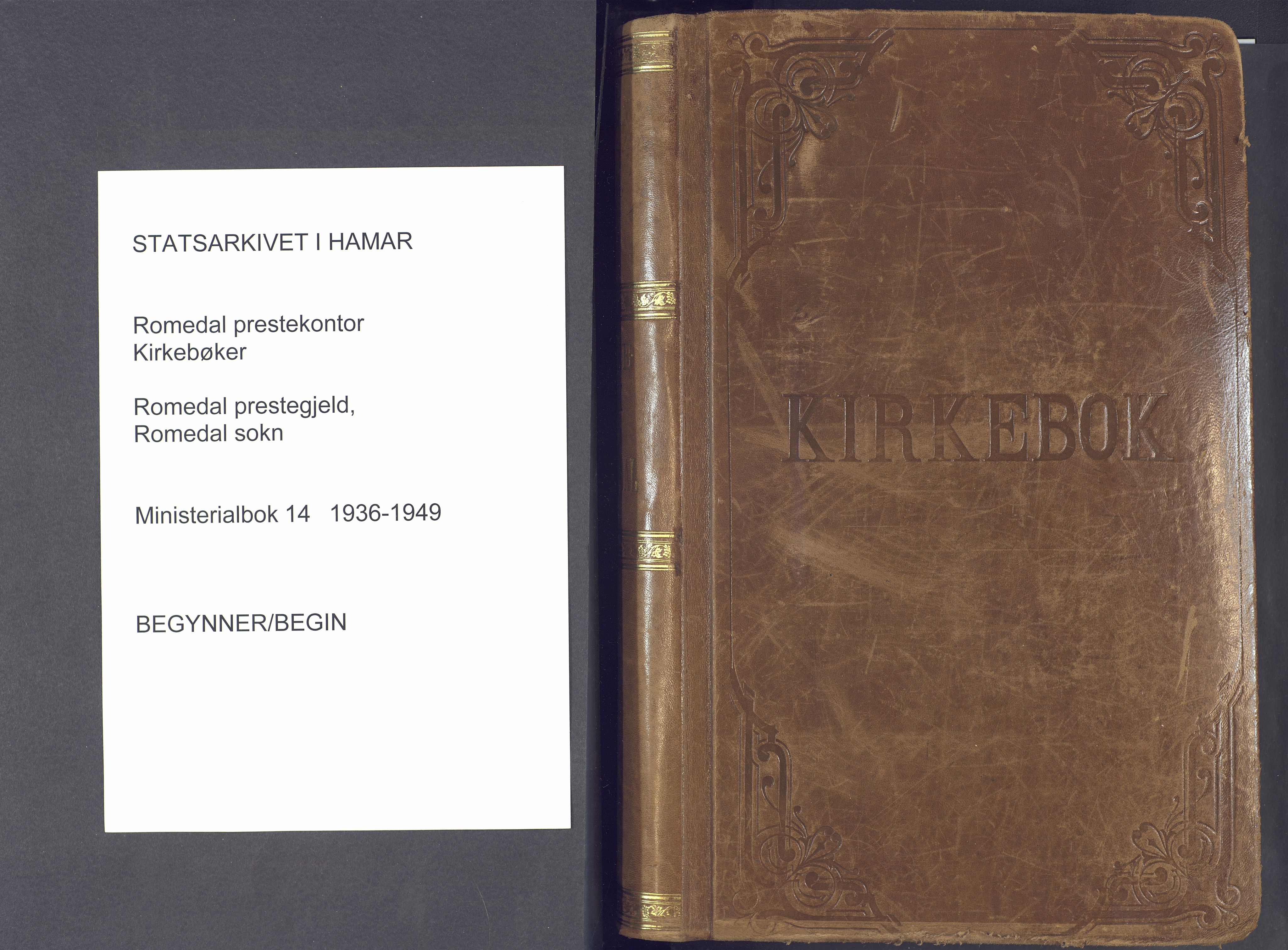 Romedal prestekontor, SAH/PREST-004/K/L0014: Ministerialbok nr. 14, 1936-1949