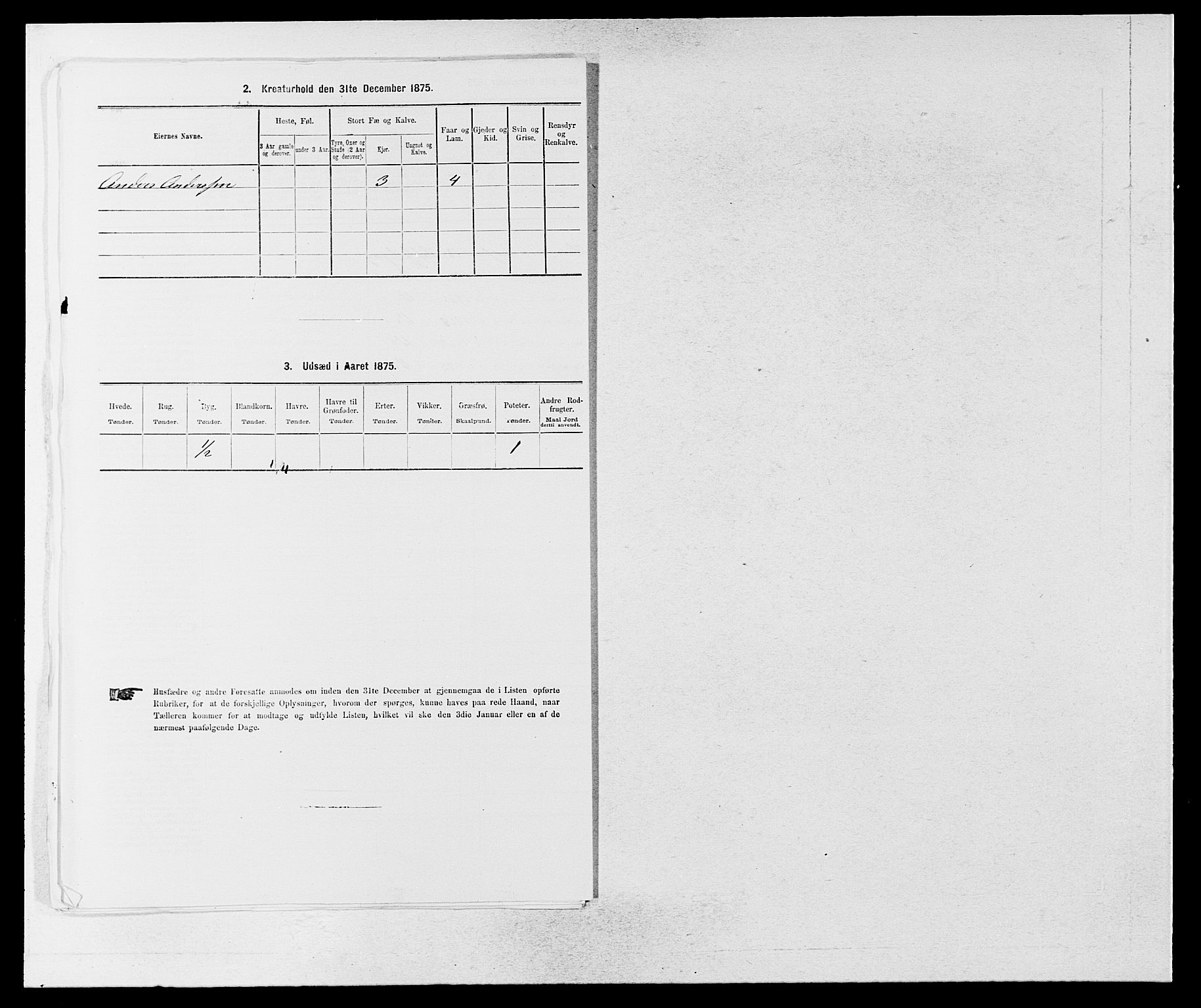 SAB, Folketelling 1875 for 1420P Sogndal prestegjeld, 1875, s. 886