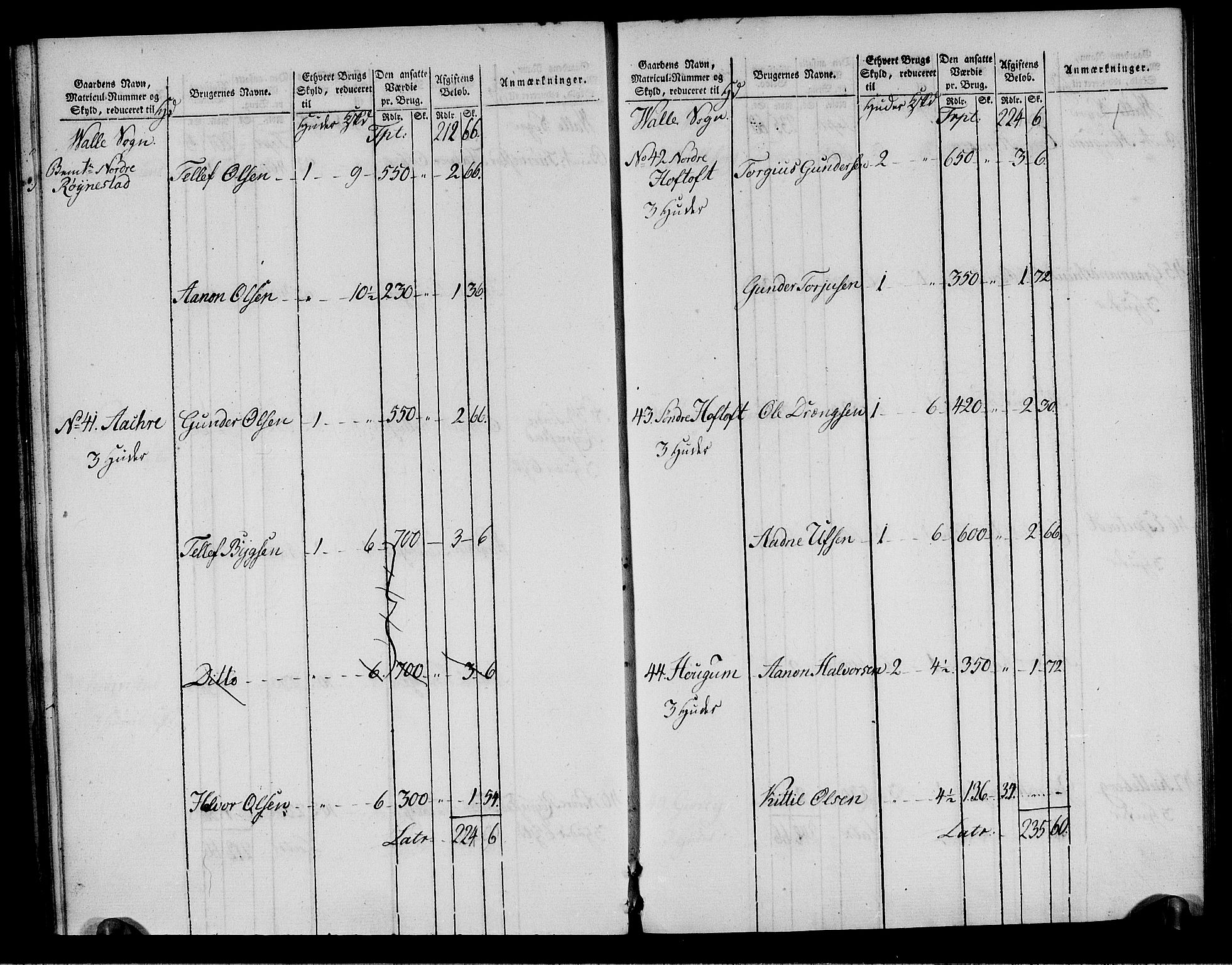 Rentekammeret inntil 1814, Realistisk ordnet avdeling, RA/EA-4070/N/Ne/Nea/L0085: Råbyggelag fogderi. Oppebørselsregister, 1803-1804, s. 14