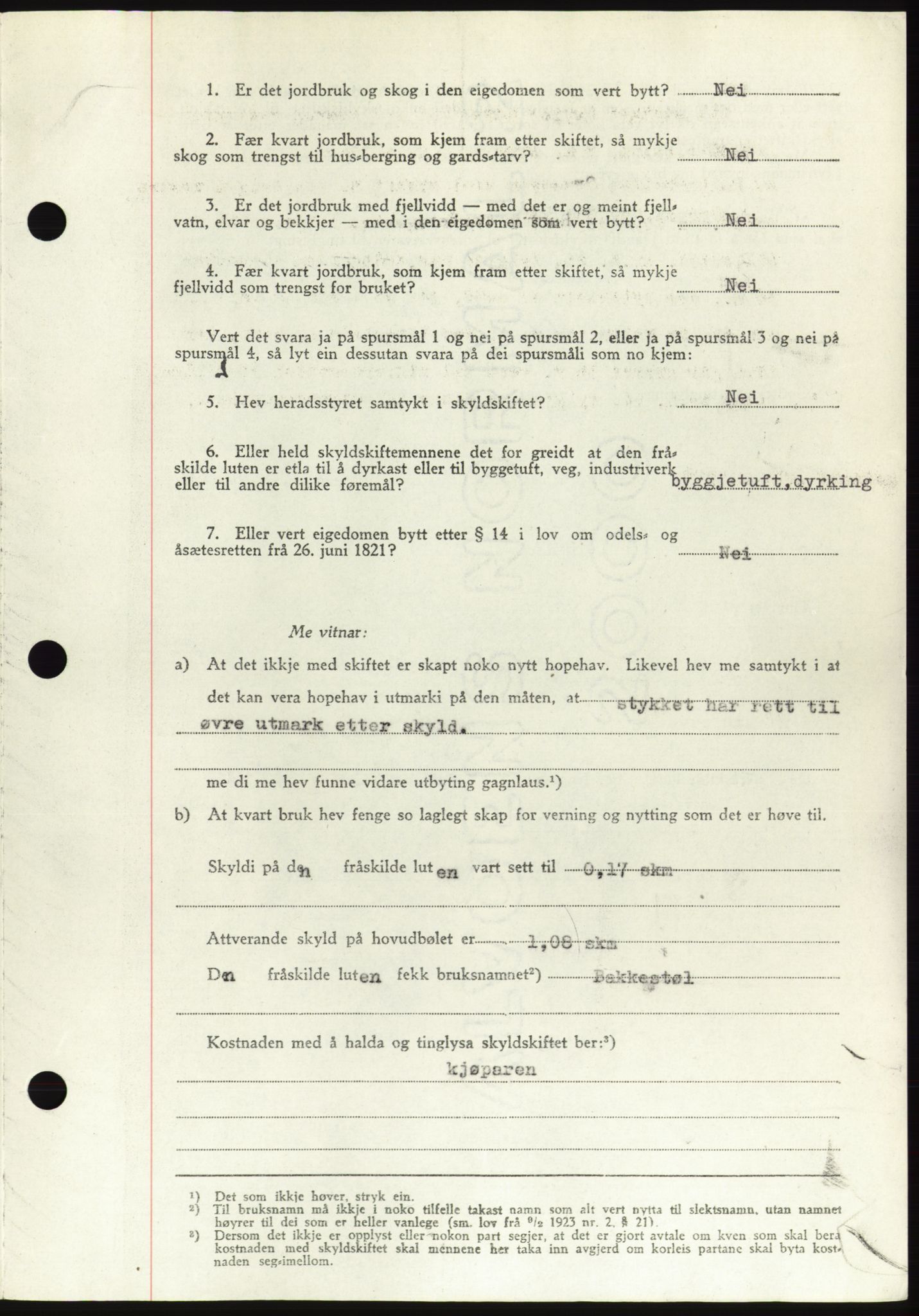 Søre Sunnmøre sorenskriveri, AV/SAT-A-4122/1/2/2C/L0083: Pantebok nr. 9A, 1948-1949, Dagboknr: 72/1949