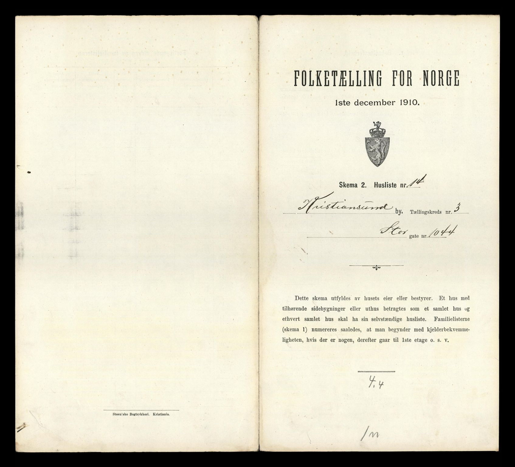 RA, Folketelling 1910 for 1503 Kristiansund kjøpstad, 1910, s. 741