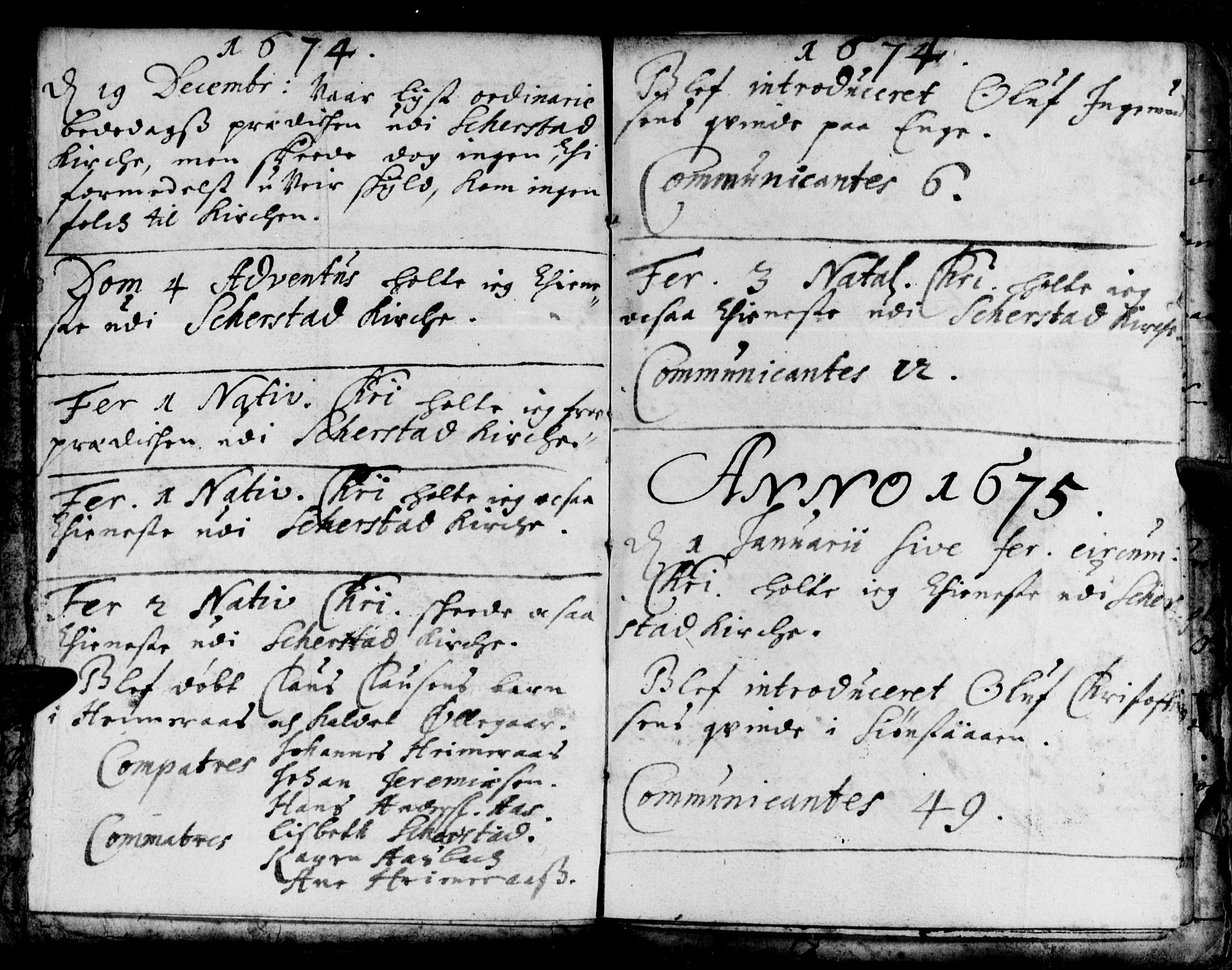 Ministerialprotokoller, klokkerbøker og fødselsregistre - Nordland, AV/SAT-A-1459/852/L0731: Ministerialbok nr. 852A01, 1672-1678