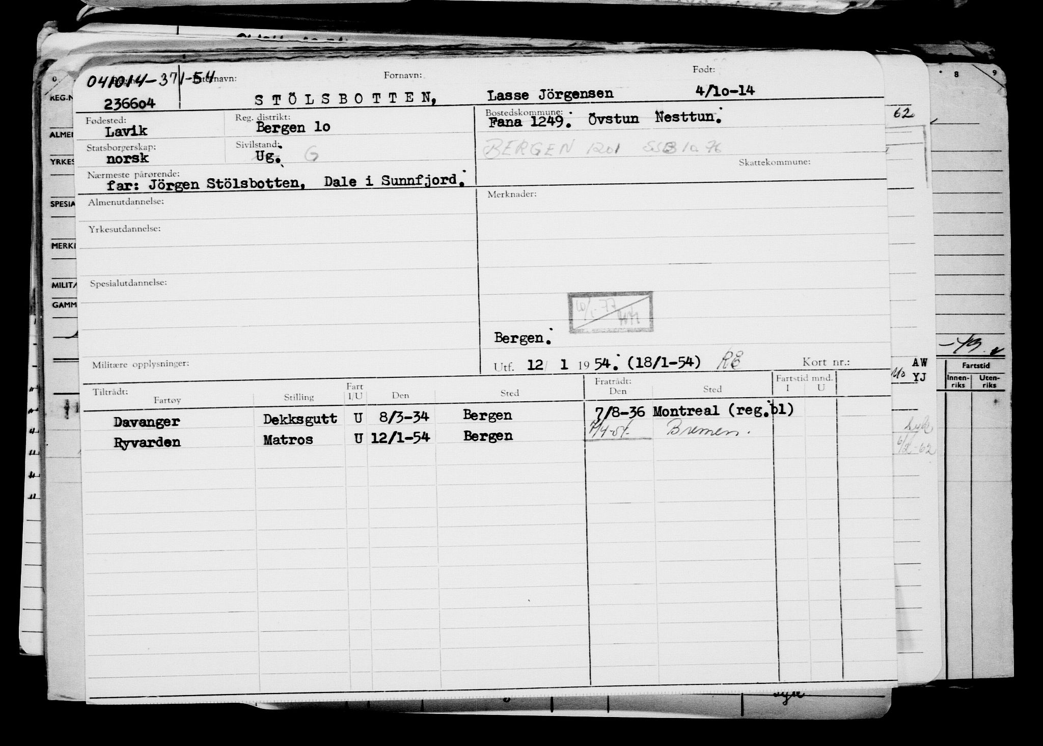 Direktoratet for sjømenn, AV/RA-S-3545/G/Gb/L0124: Hovedkort, 1914, s. 477