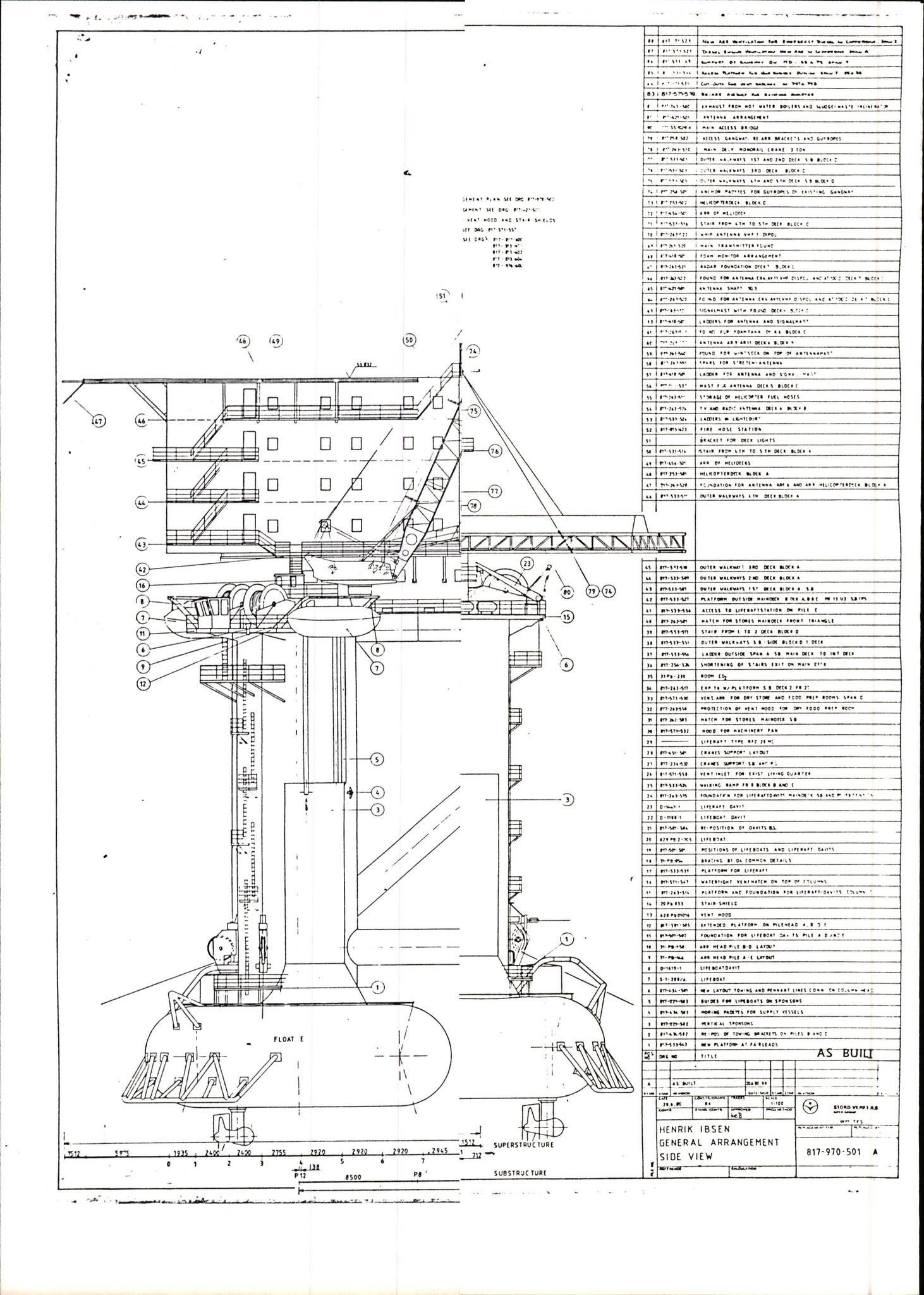 Pa 1503 - Stavanger Drilling AS, SAST/A-101906/2/E/Ec/Eca/L0005: Sak og korrespondanse, 1975-1980