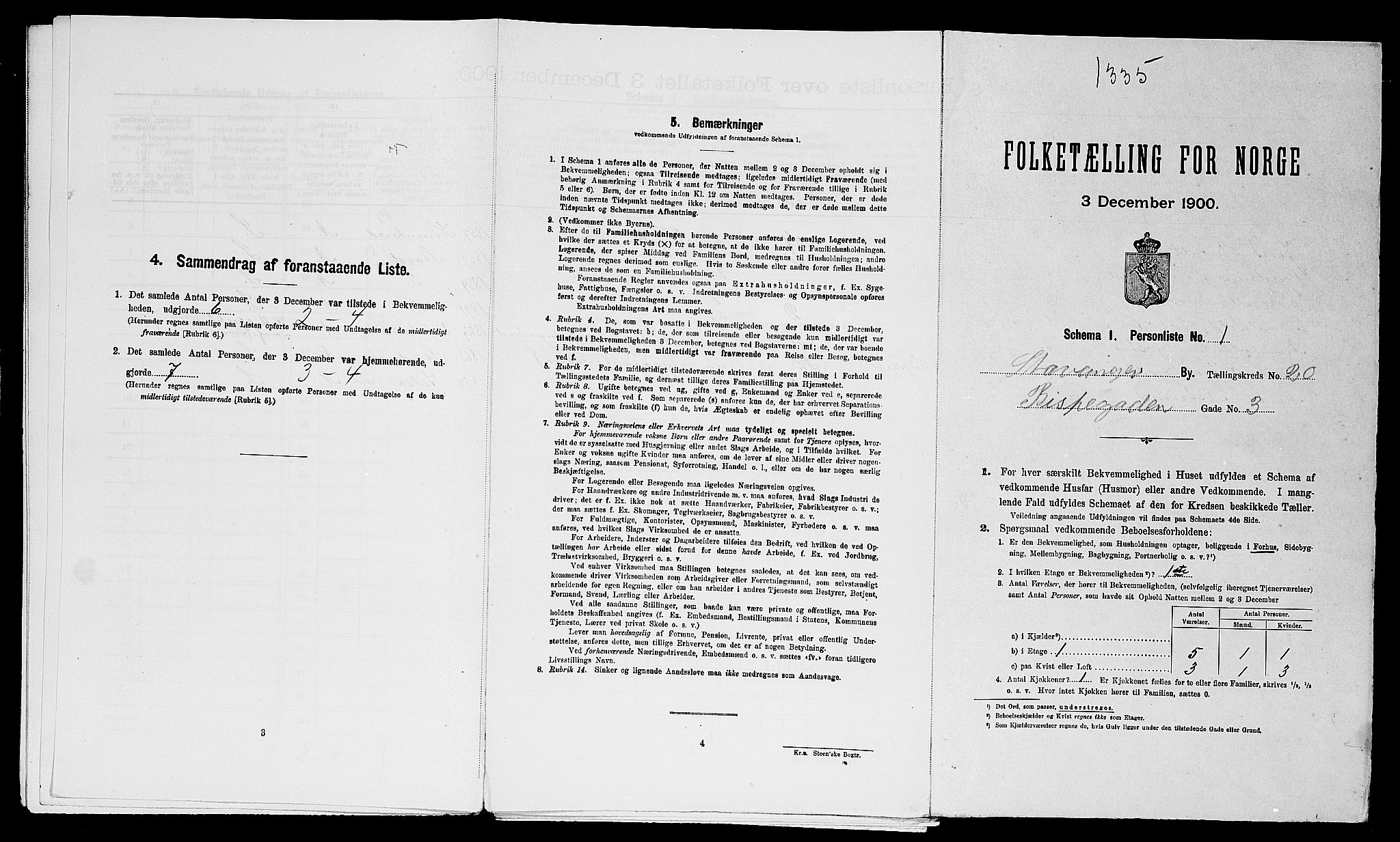 SAST, Folketelling 1900 for 1103 Stavanger kjøpstad, 1900, s. 7779
