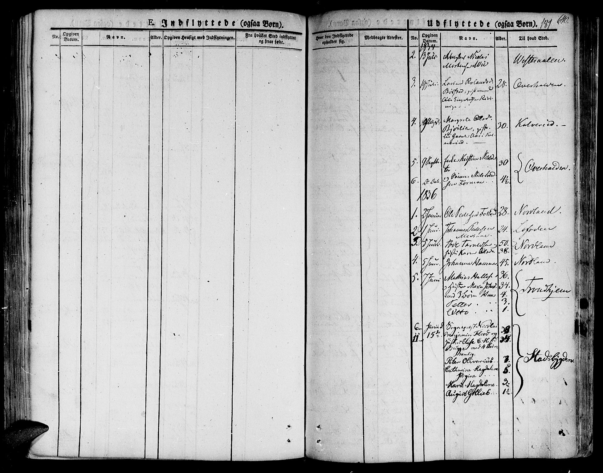 Ministerialprotokoller, klokkerbøker og fødselsregistre - Nord-Trøndelag, AV/SAT-A-1458/758/L0510: Ministerialbok nr. 758A01 /1, 1821-1841, s. 181