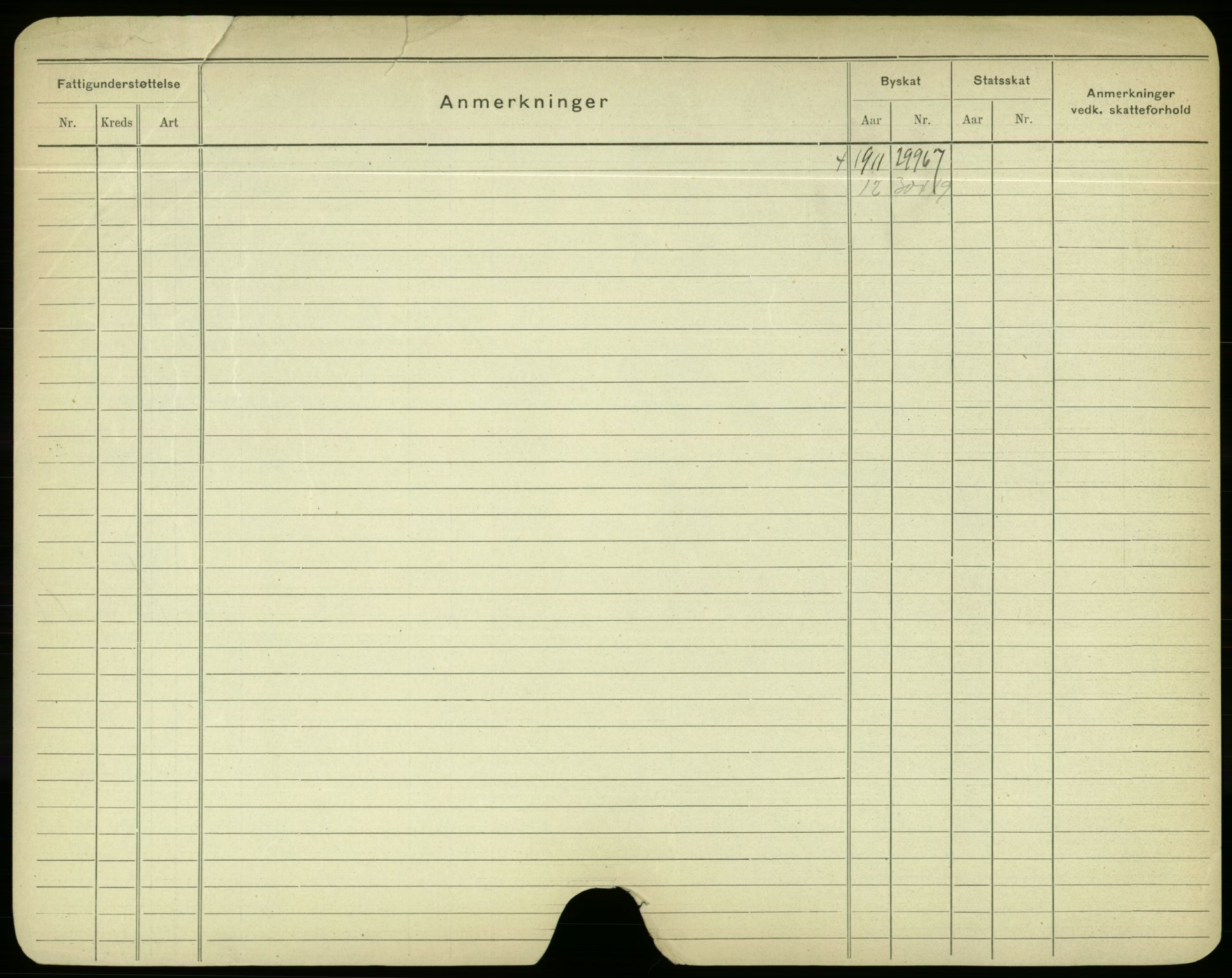 Oslo folkeregister, Registerkort, SAO/A-11715/F/Fa/Fac/L0004: Menn, 1906-1914, s. 876b