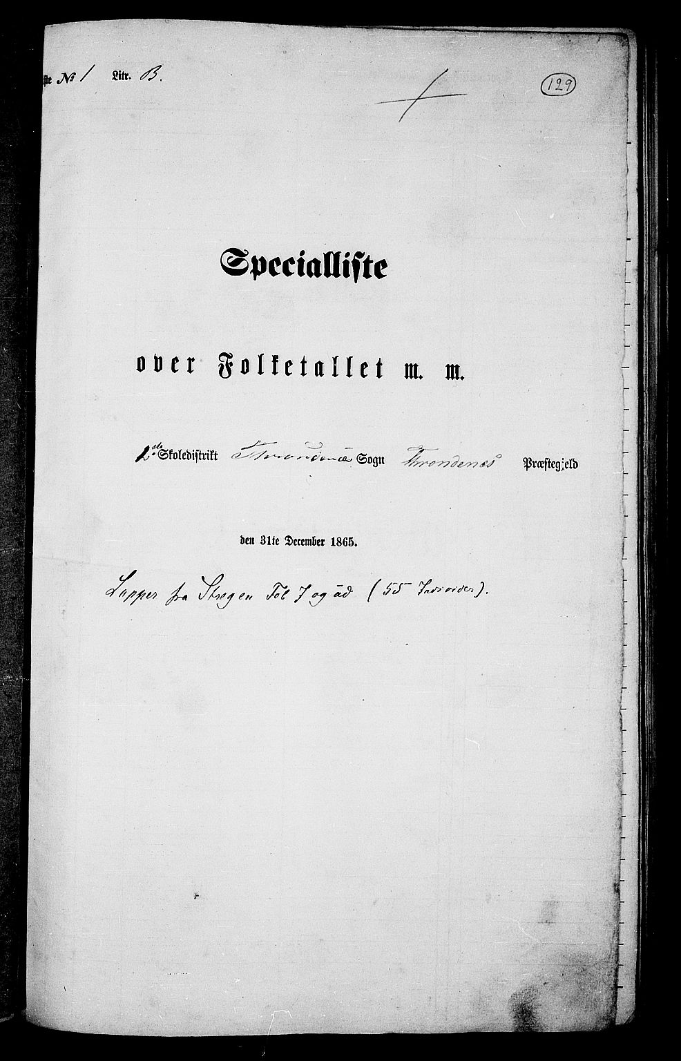 RA, Folketelling 1865 for 1914P Trondenes prestegjeld, 1865, s. 21