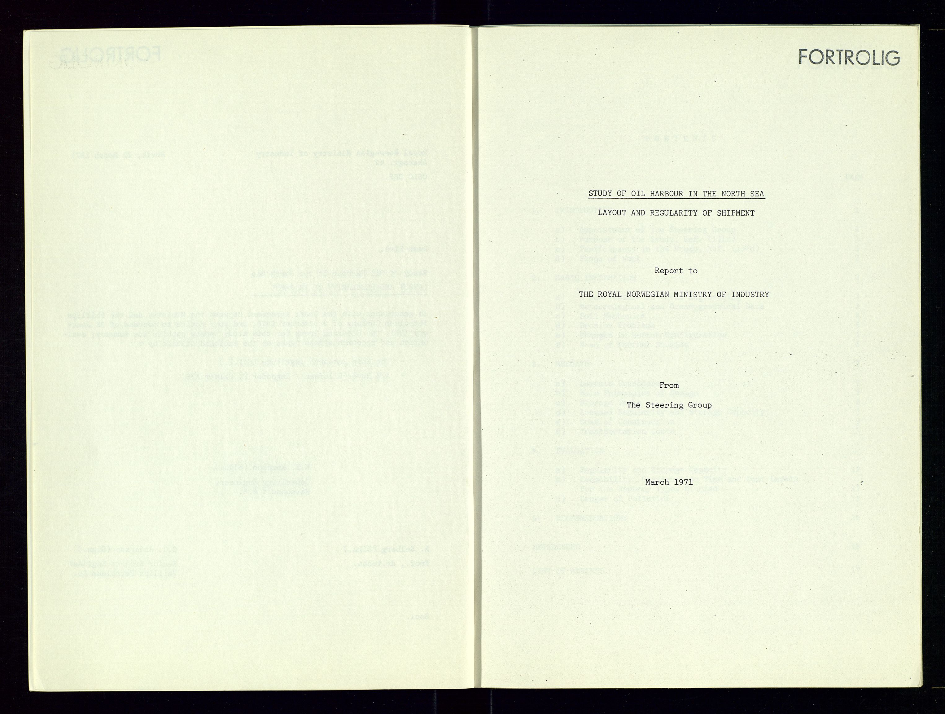 Industridepartementet, Oljekontoret, AV/SAST-A-101348/Dc/L0012: 742 Ekofisk prosjekt, prosjektstudier, div. protokoller ang oljeledning, 1971-1972