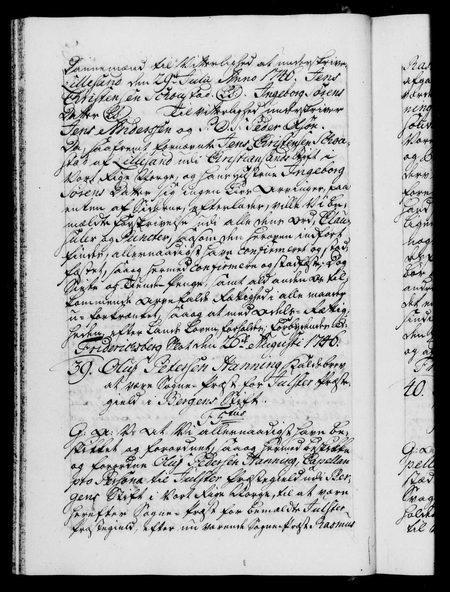 Danske Kanselli 1572-1799, AV/RA-EA-3023/F/Fc/Fca/Fcaa/L0035: Norske registre, 1746-1748, s. 23b