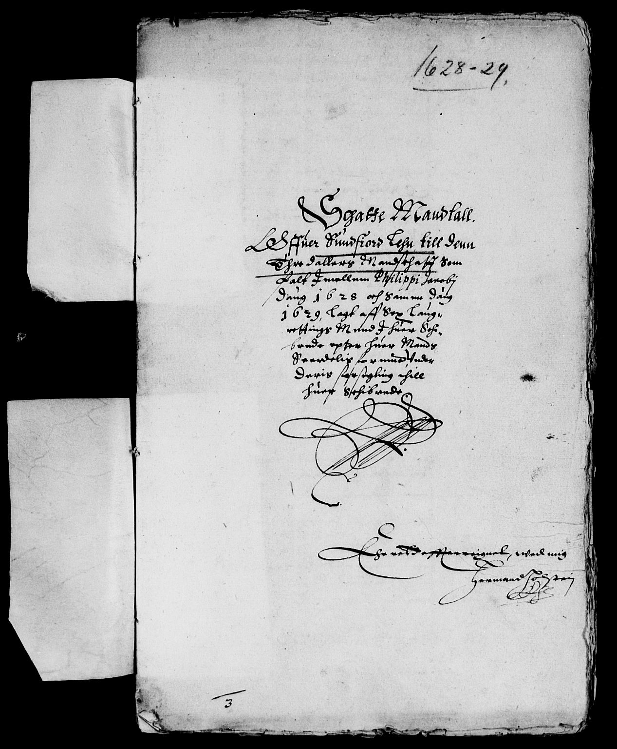 Rentekammeret inntil 1814, Reviderte regnskaper, Lensregnskaper, AV/RA-EA-5023/R/Rb/Rbt/L0050: Bergenhus len, 1628-1629