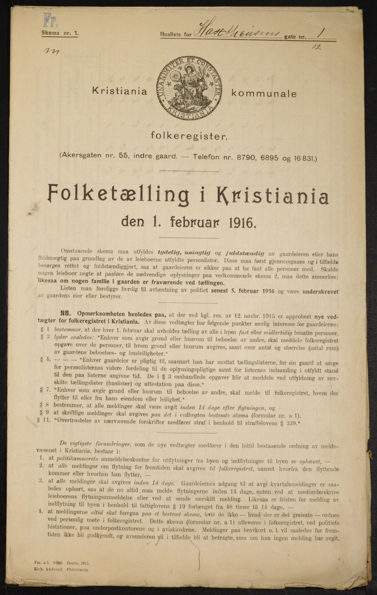 OBA, Kommunal folketelling 1.2.1916 for Kristiania, 1916, s. 36075