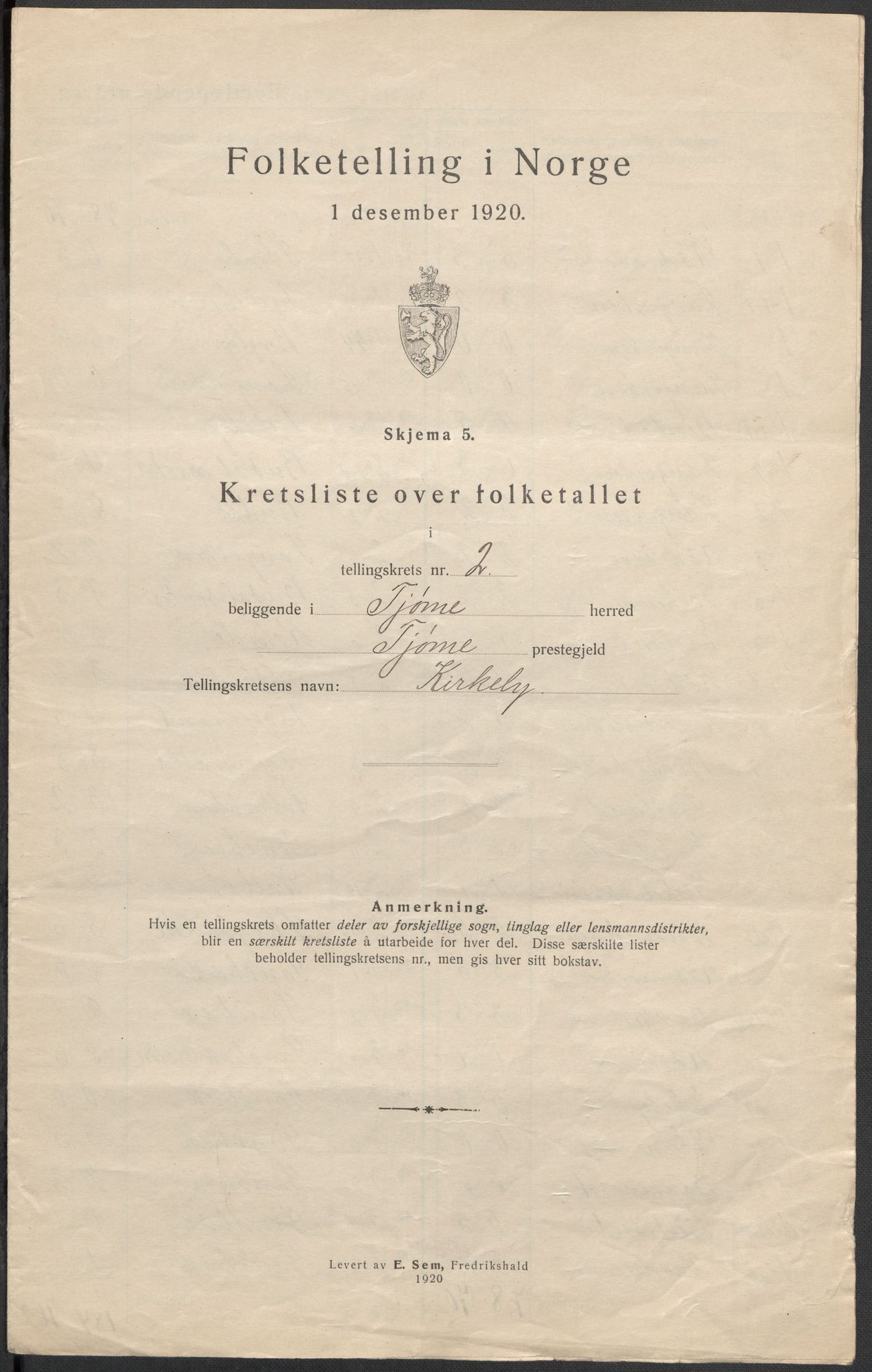 SAKO, Folketelling 1920 for 0723 Tjøme herred, 1920, s. 12
