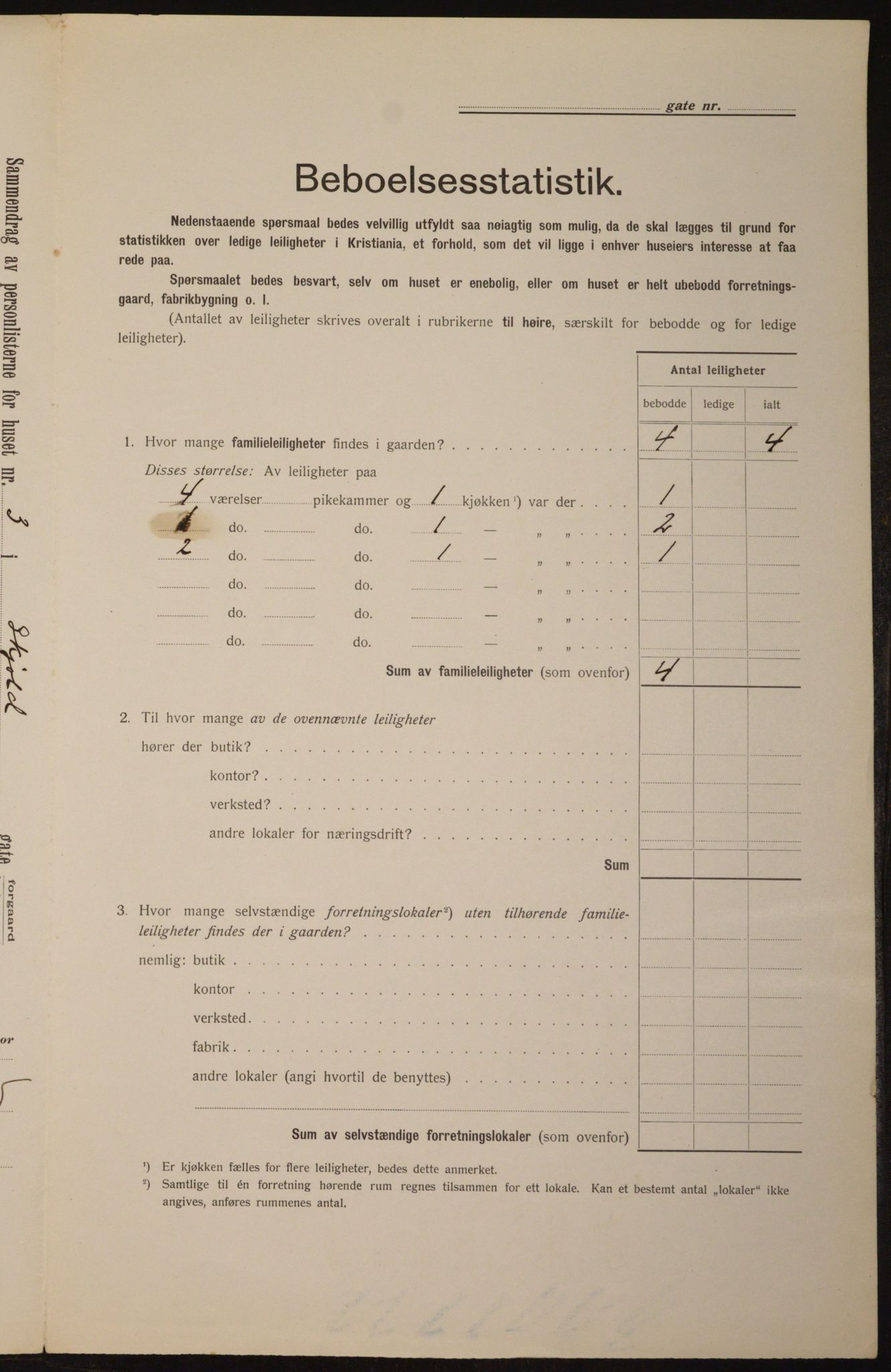 OBA, Kommunal folketelling 1.2.1912 for Kristiania, 1912, s. 96463