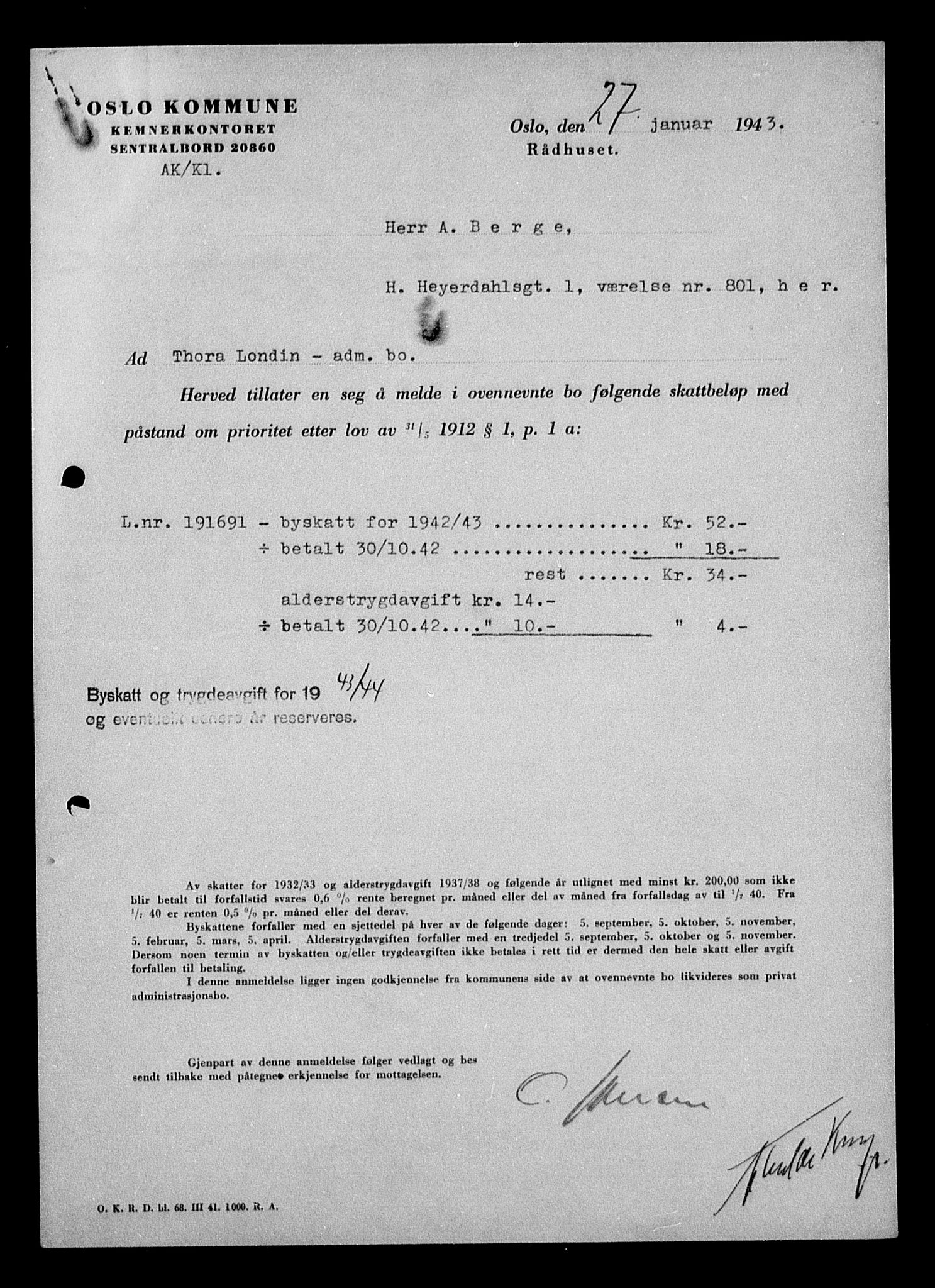 Justisdepartementet, Tilbakeføringskontoret for inndratte formuer, AV/RA-S-1564/H/Hc/Hcc/L0960: --, 1945-1947, s. 262