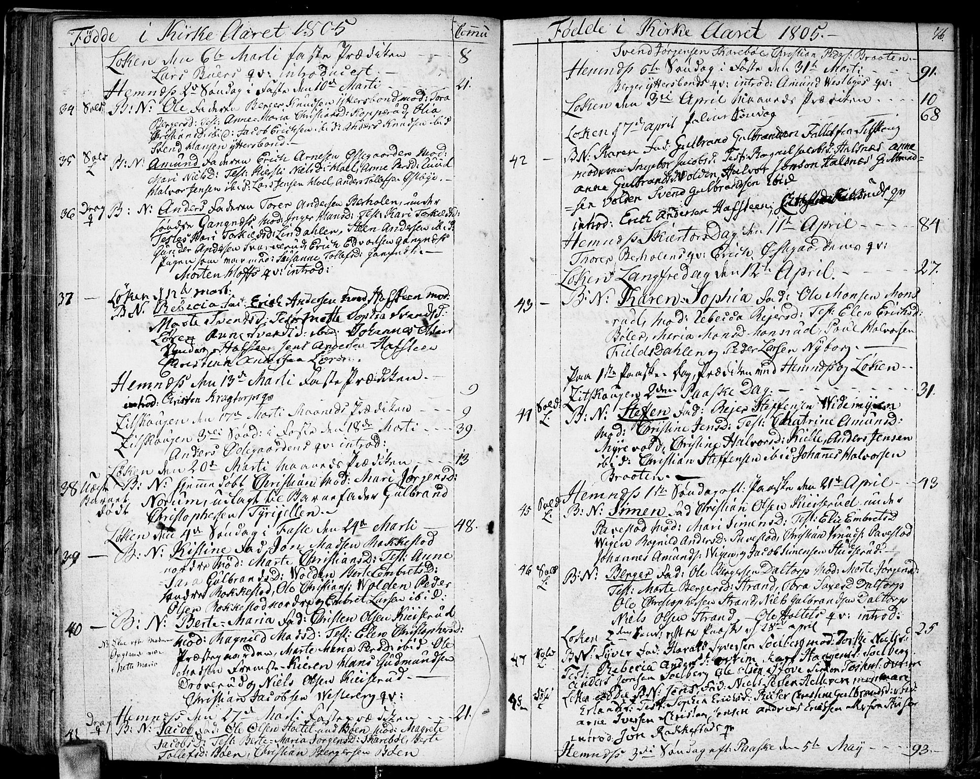 Høland prestekontor Kirkebøker, AV/SAO-A-10346a/F/Fa/L0006: Ministerialbok nr. I 6, 1794-1814, s. 76