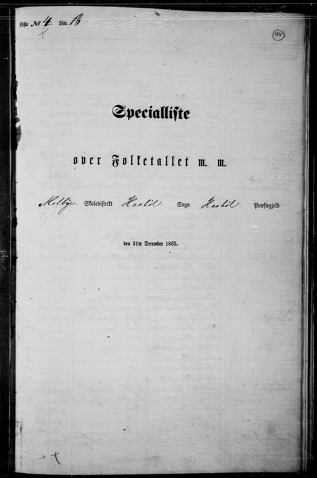 RA, Folketelling 1865 for 0138P Hobøl prestegjeld, 1865, s. 80