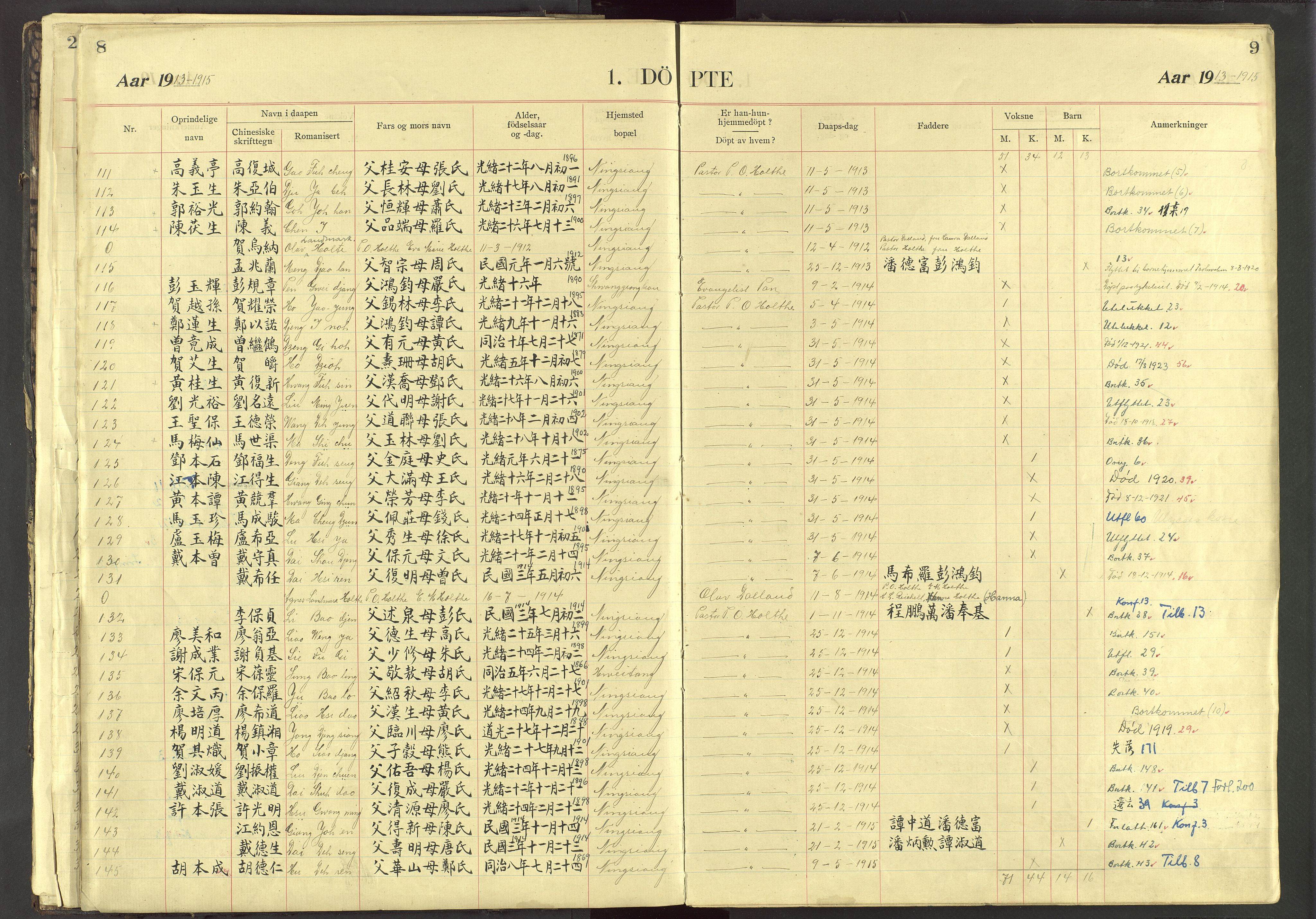Det Norske Misjonsselskap - utland - Kina (Hunan), VID/MA-A-1065/Dm/L0032: Ministerialbok nr. 70, 1905-1948, s. 8-9