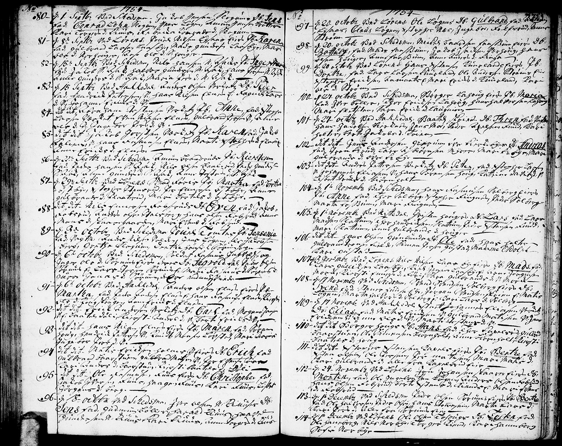 Skedsmo prestekontor Kirkebøker, AV/SAO-A-10033a/F/Fa/L0003: Ministerialbok nr. I 3, 1737-1759, s. 72
