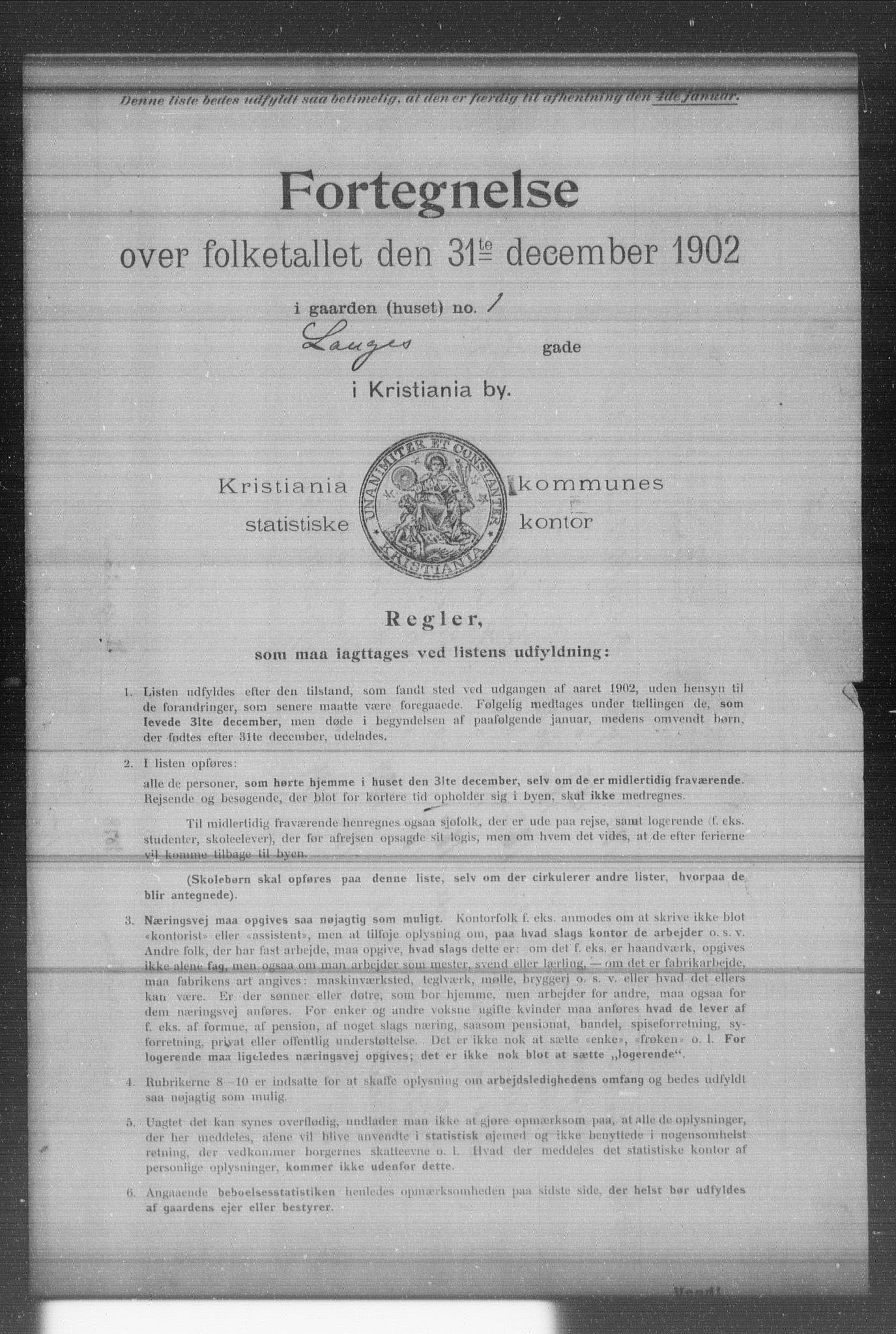 OBA, Kommunal folketelling 31.12.1902 for Kristiania kjøpstad, 1902, s. 10756