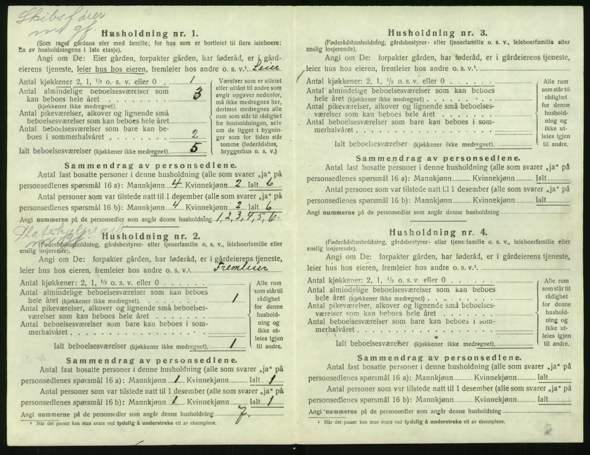 SAK, Folketelling 1920 for 0921 Tromøy herred, 1920, s. 338
